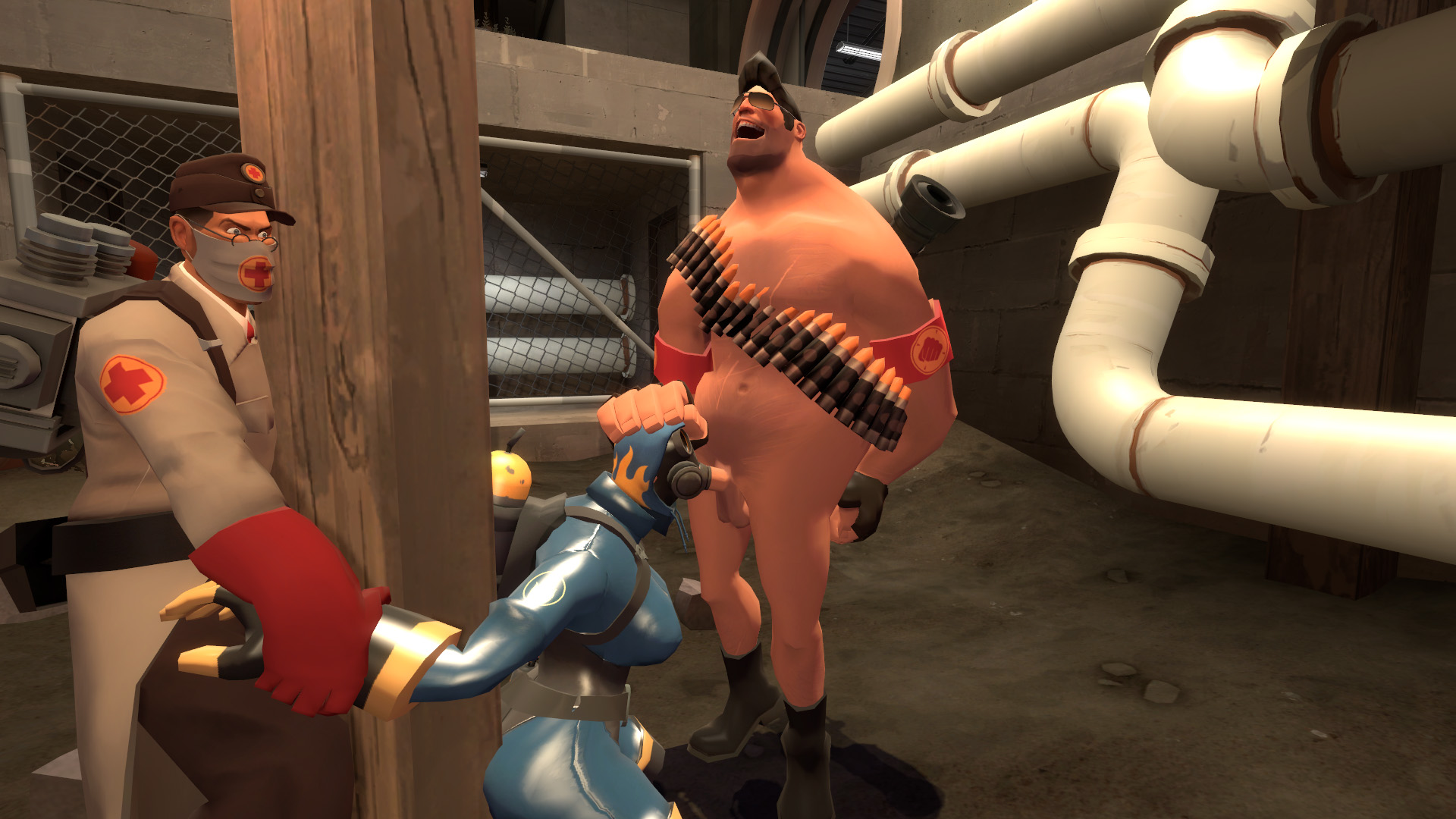 Post 694125: gmod Heavy_Weapons_Guy Jasonafex Medic Pyro Rule_63  Team_Fortress_2