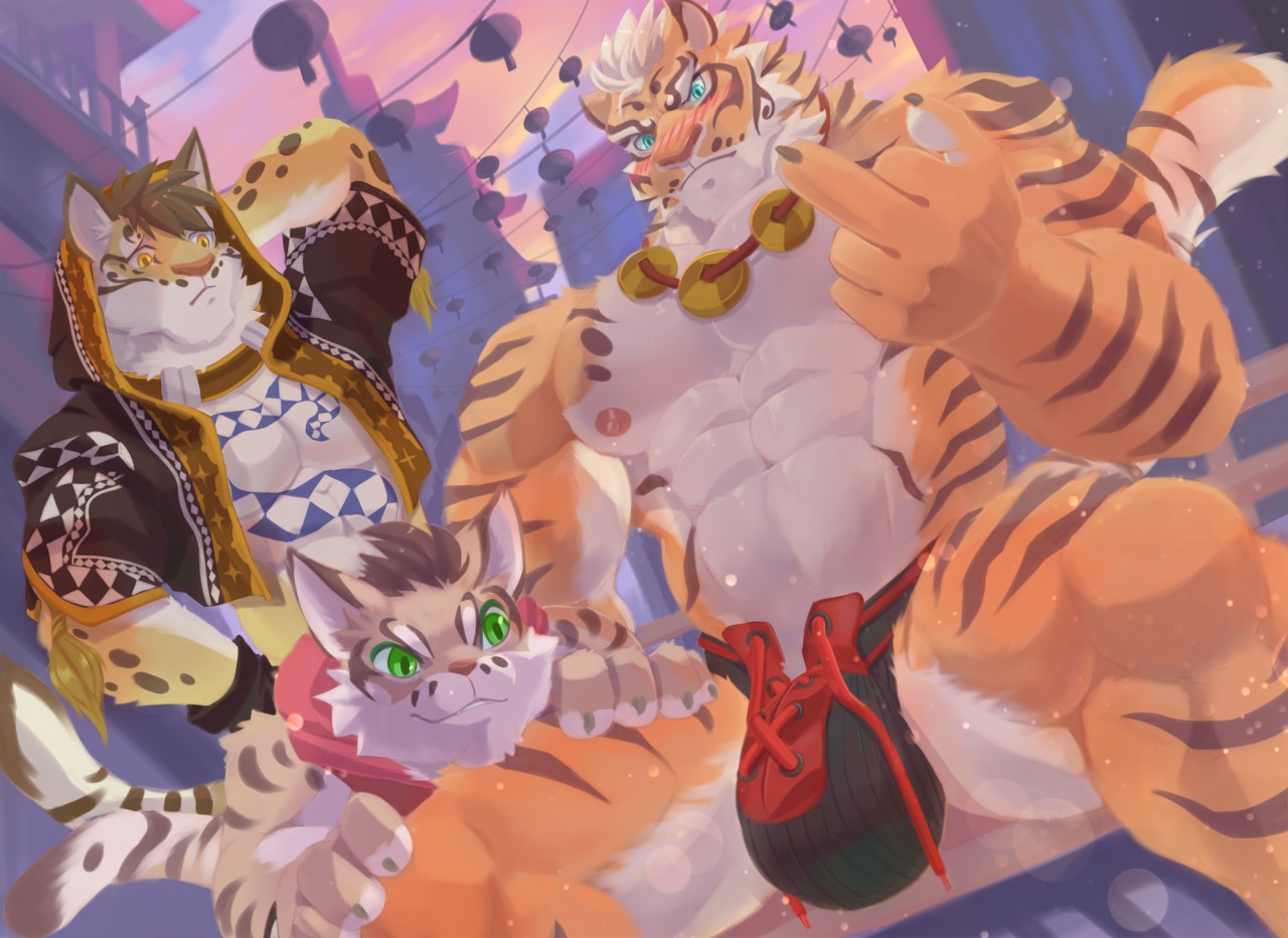 Clouded_Leopard Guardian_Tiger Kunn Likulau Lin_Hu Nekojishi Shu-Chi_Yan