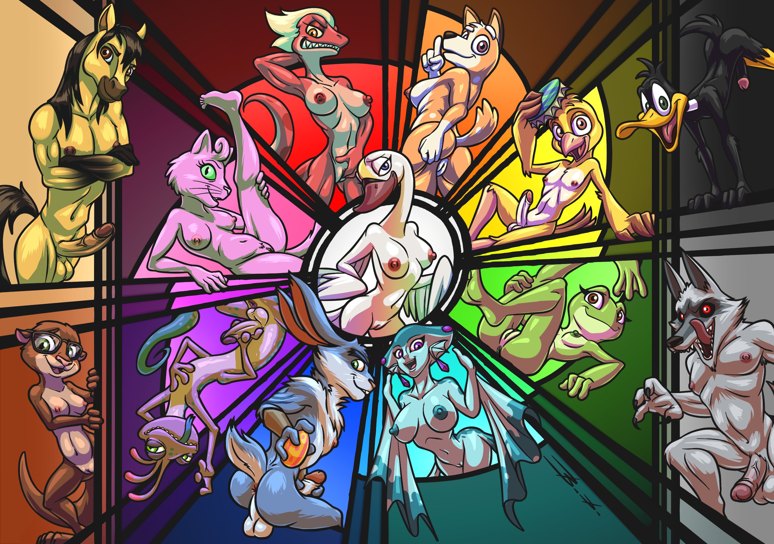 Amphibia BassyBefuddle Bluey_(series) BoJack_Horseman_(series) Bunnymund Chilli_Heeler Color_wheel_character_challenge Daffy_Duck Death General_Yunnan Legend_of_Zelda Looney_Tunes Monsters_Inc Nico Ocarina_of_Time Princess_Carolyn Princess_Odette Princess_Ruto Princess_Tiana Puss_in_Boots Puss_in_Boots:_The_Last_Wish Randall_Boggs Rio Rise_of_the_Guardians Sam Shrek_(series) Spirit Spirit:_Stallion_of_the_Cimarron The_Princess_and_the_Frog The_Swan_Princess Zootopia Zootopia+ Zora crossover meme