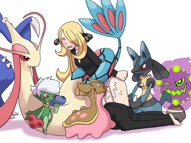 Post 6722 Cynthia Garchomp Gastrodon Lucario Milotic Porkyman Roserade Spiritomb 6394