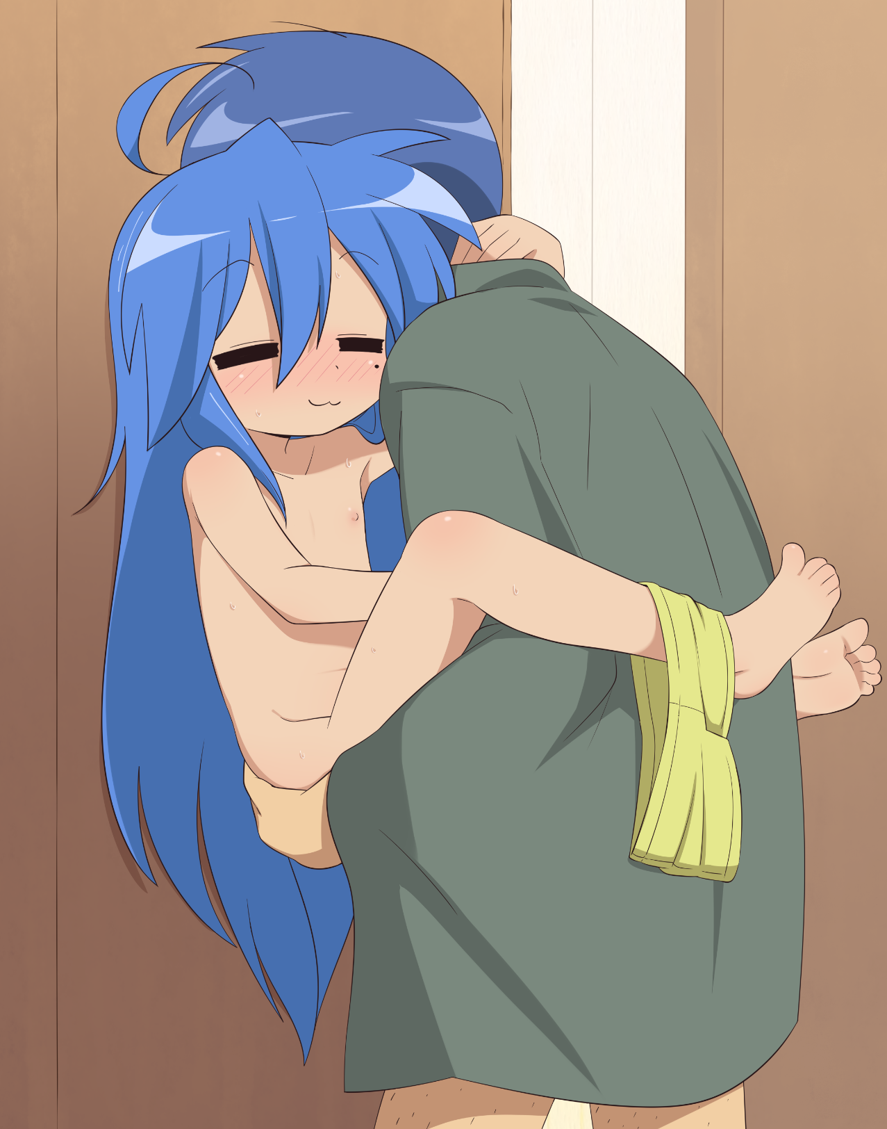 Konata_Izumi Lucky_Star ShinodaGE Sojiro_Izumi