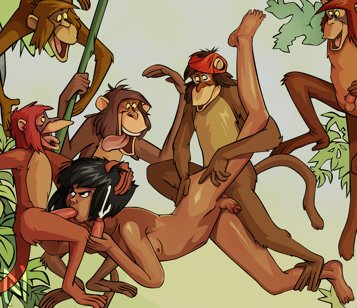 Post 2056628: Bandar-log Mowgli Nearphotison The_Jungle_Book