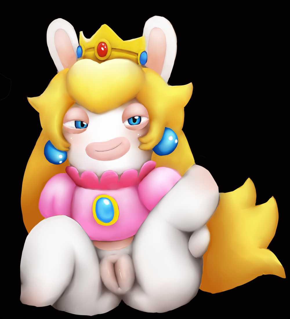 Mario_+_Rabbids_Kingdom_Battle Princess_Peach Rabbid Rabbid_Peach Raving_Rabbids Super_Mario_Bros. cosplay crossover