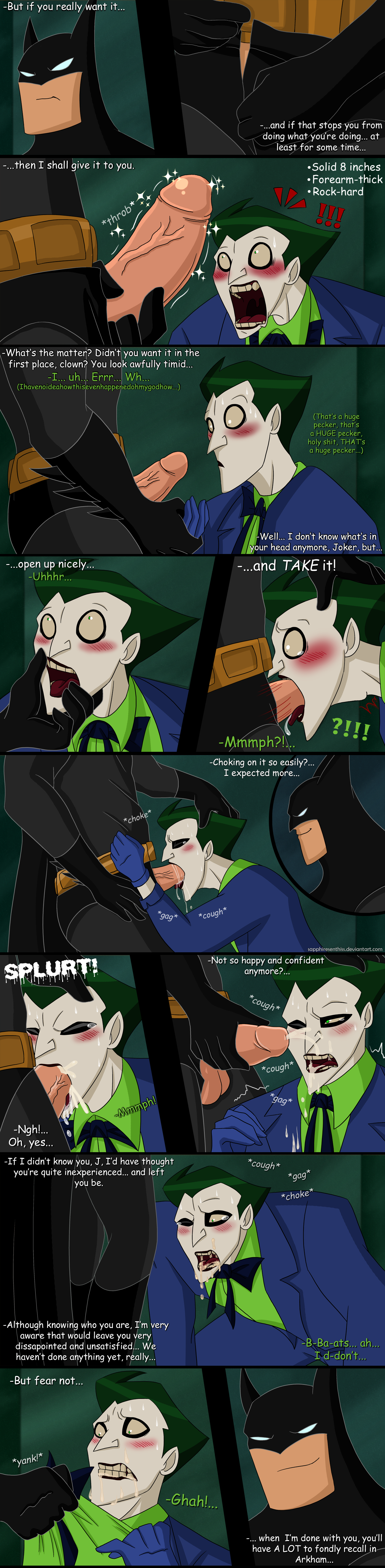 Batman x joker rule 34