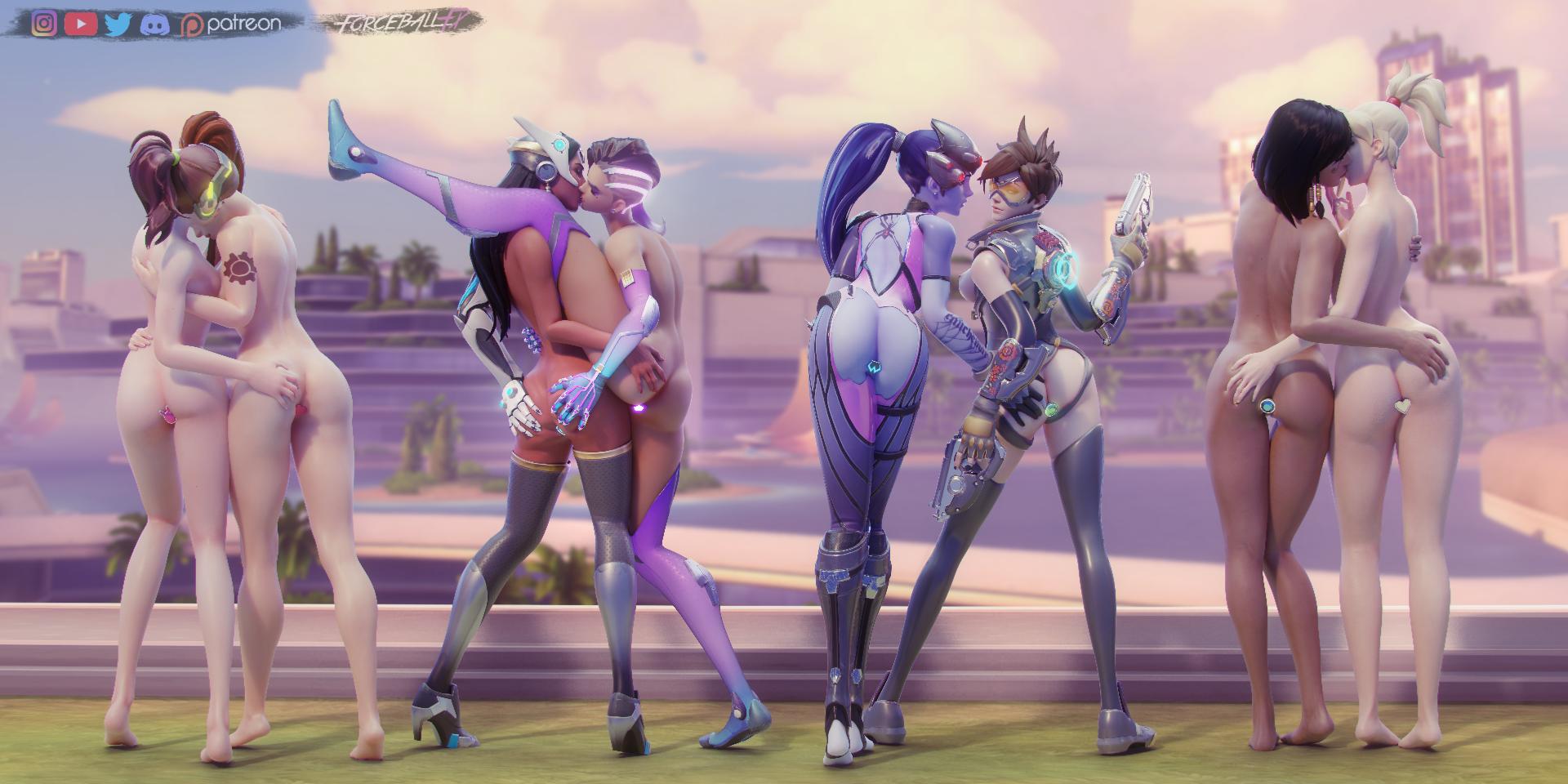 Post 3230719 Blender Brigitte Lindholm D Va Forceballfx Mercy Overlook Pharah Sombra Symmetra