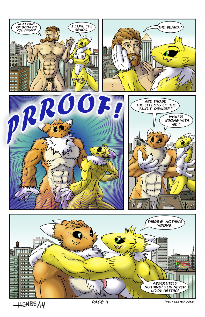 Digimon Henbe Renamon comic