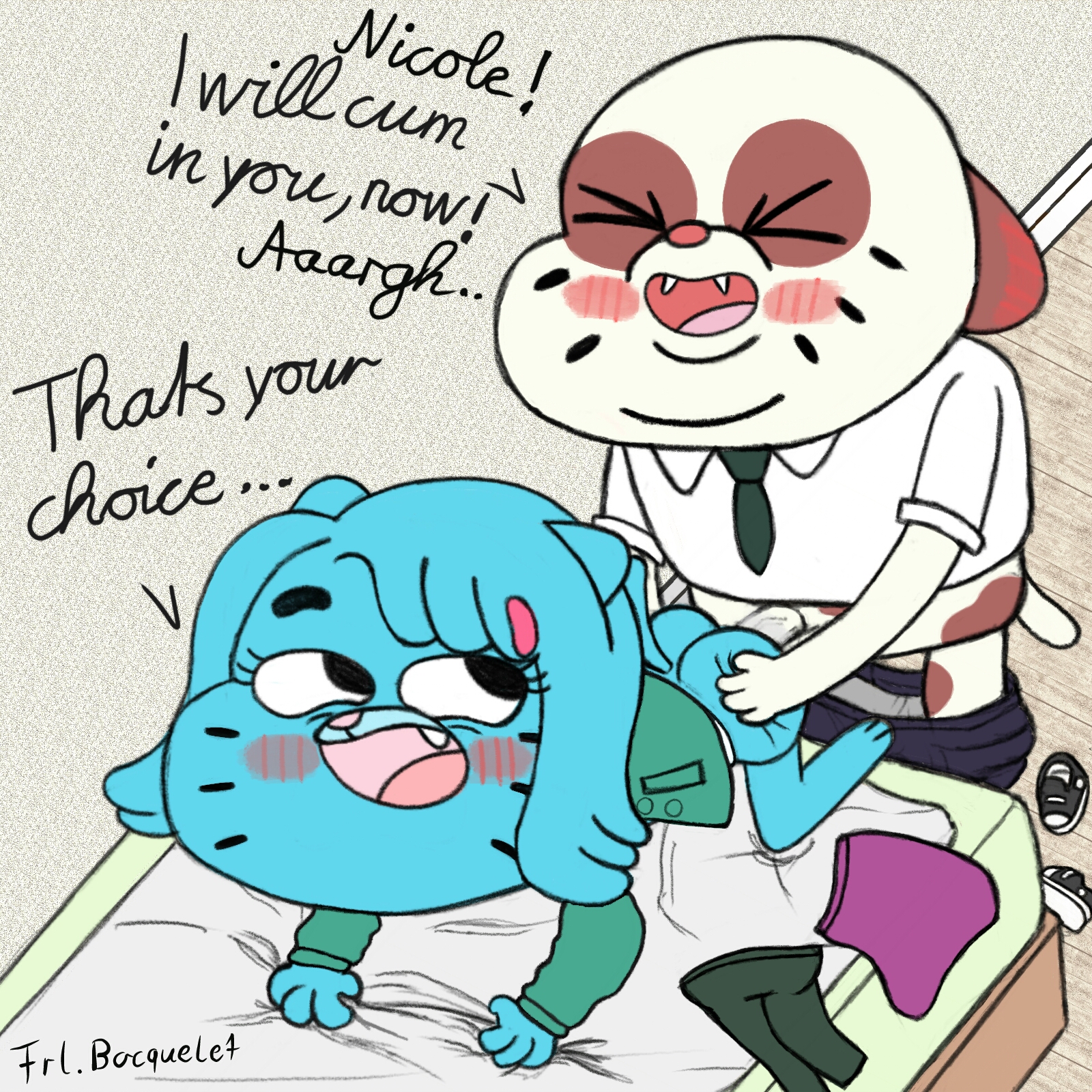 Post 2314278: Daniel_Senicourt Nicole_Watterson The_Amazing_World_of_Gumball