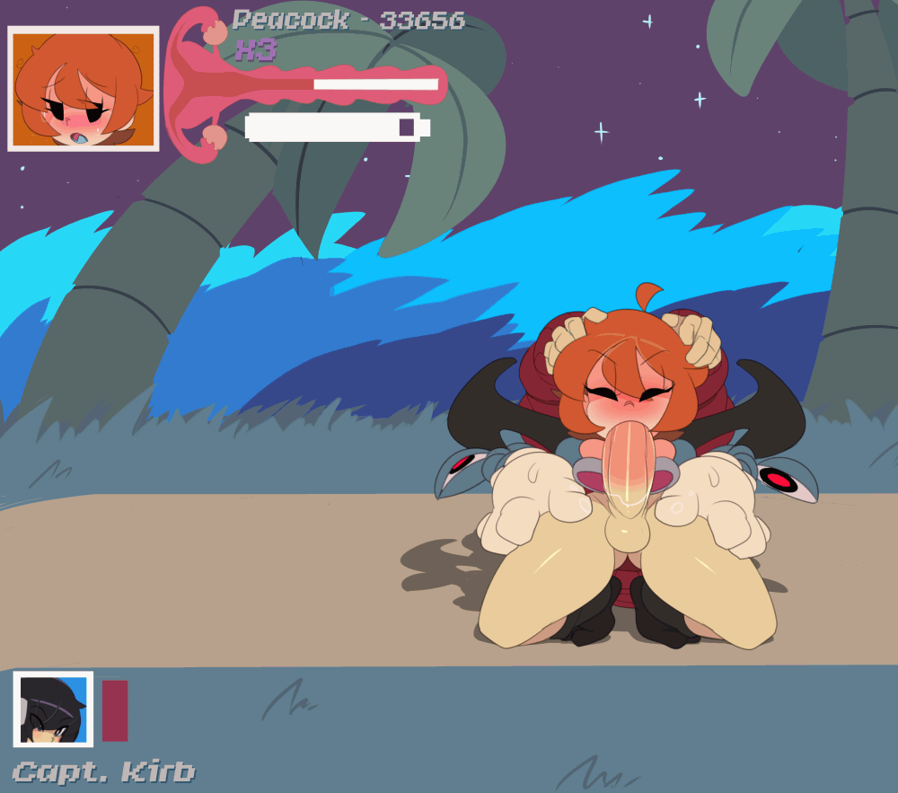 Post 2295835: animated Captain_Kirb Peacock Skullgirls