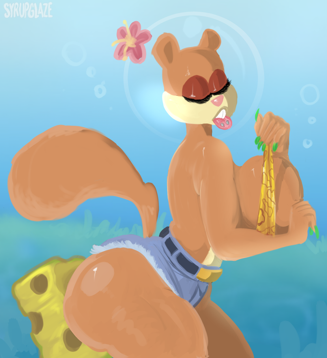 Sandy_Cheeks SpongeBob_SquarePants SpongeBob_SquarePants_(series) SyrupGlaze