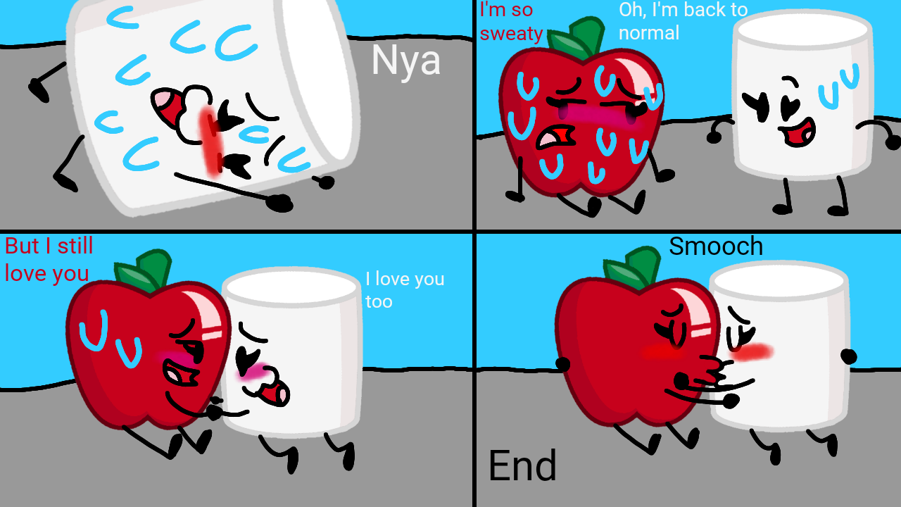 Inanimate insanity apple x marshmallow