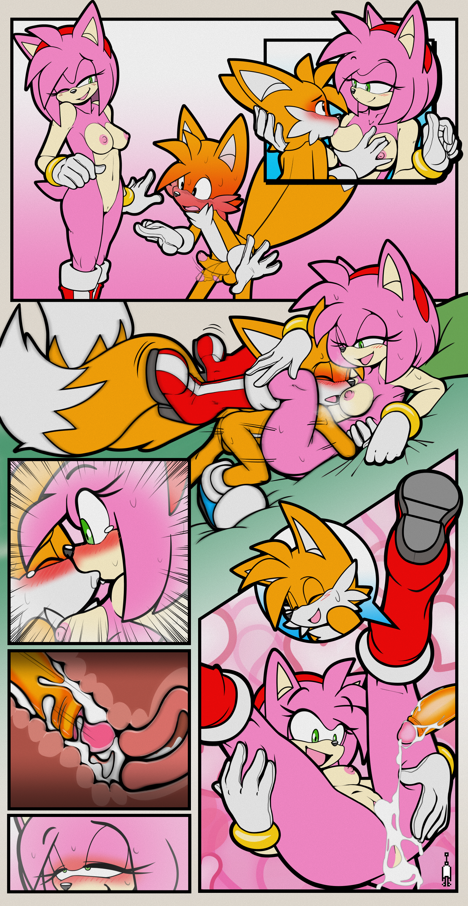 Amy_Rose Ardan_Norgate Sonic_the_Hedgehog_(series) Tails comic