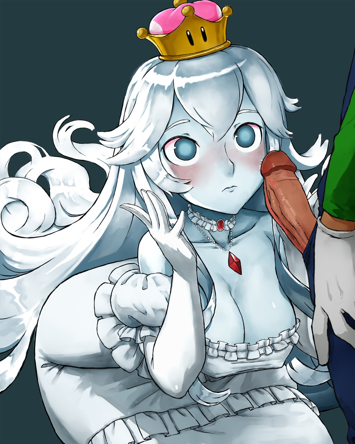 Boosette King_Boo Luigi New_Super_Mario_Bros._U_Deluxe Rule_63 Super_Crown Super_Mario_Bros. haraya