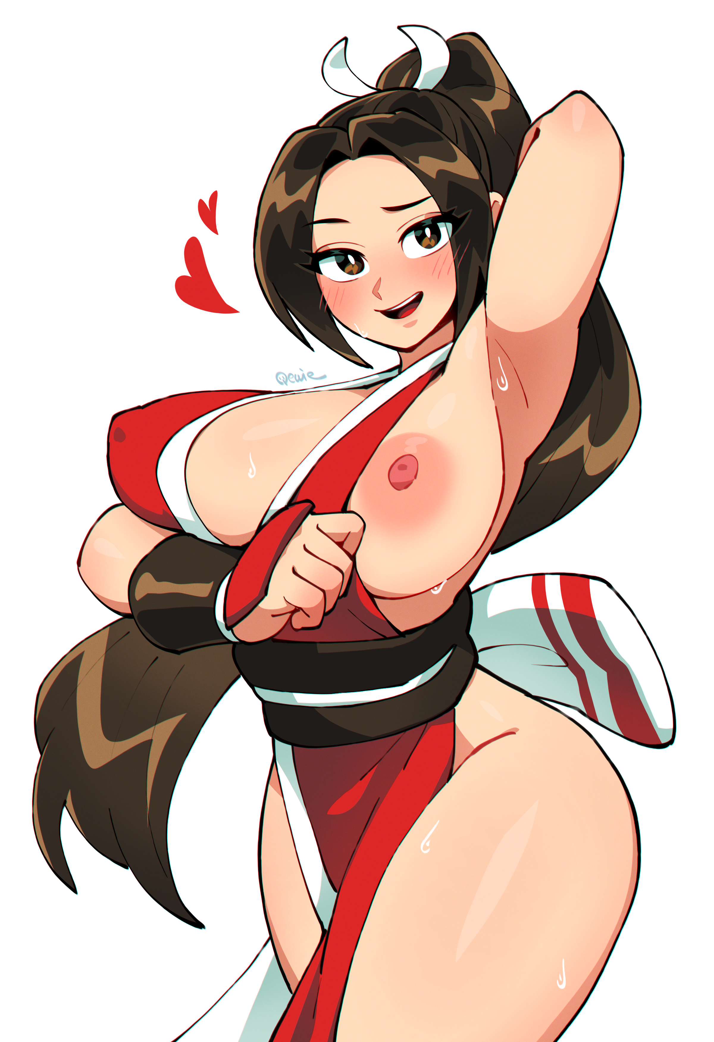 Fatal_Fury King_of_Fighters Mai_Shiranui Qewie