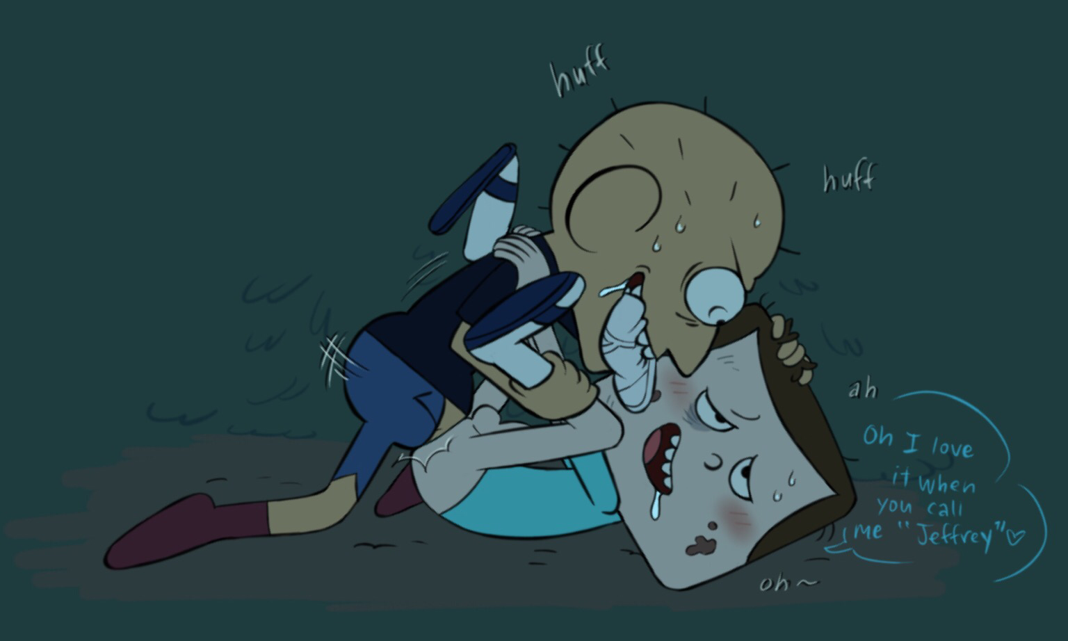 Clarence sumo and jeff fanart