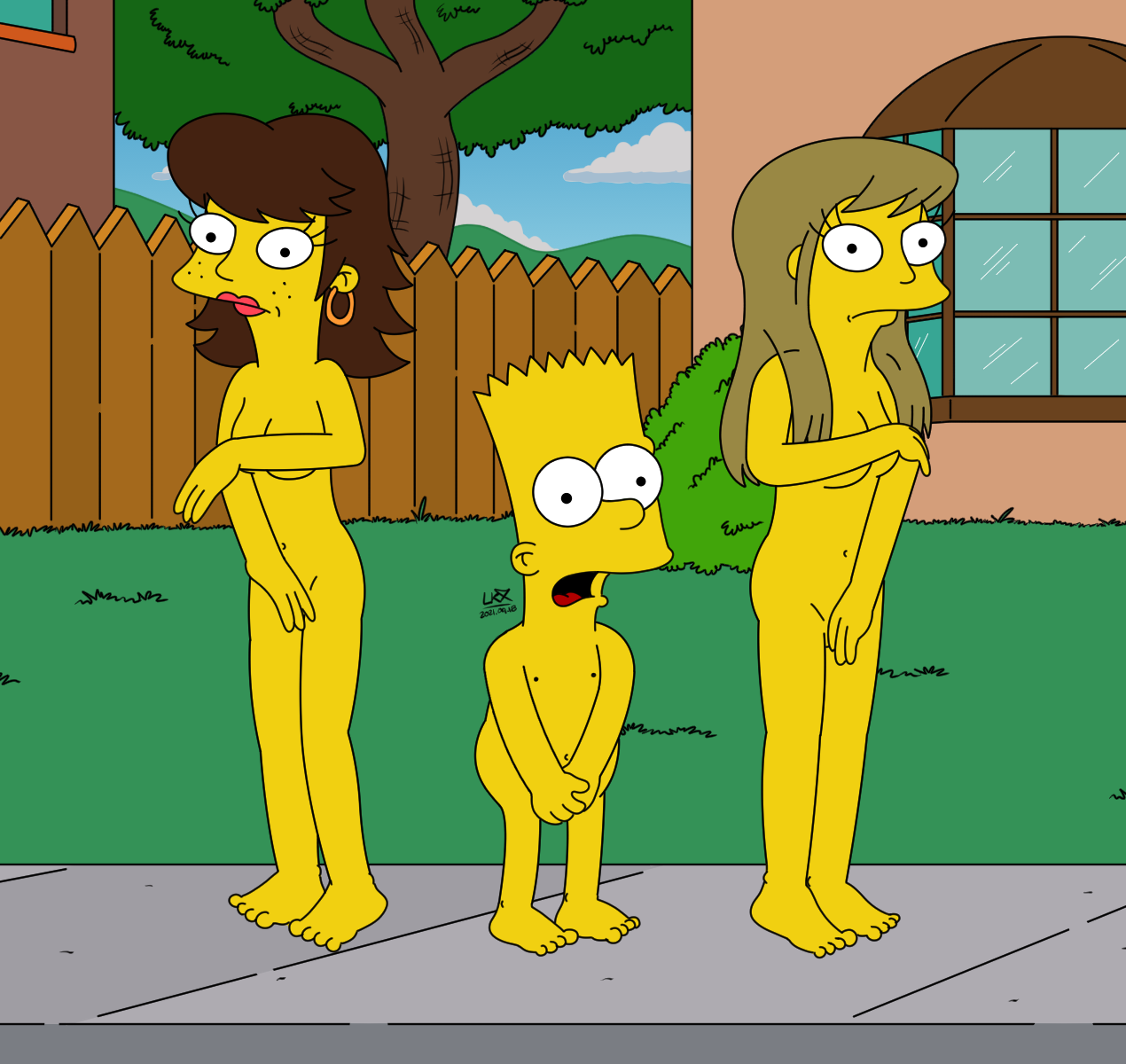 Laura powers the simpsons