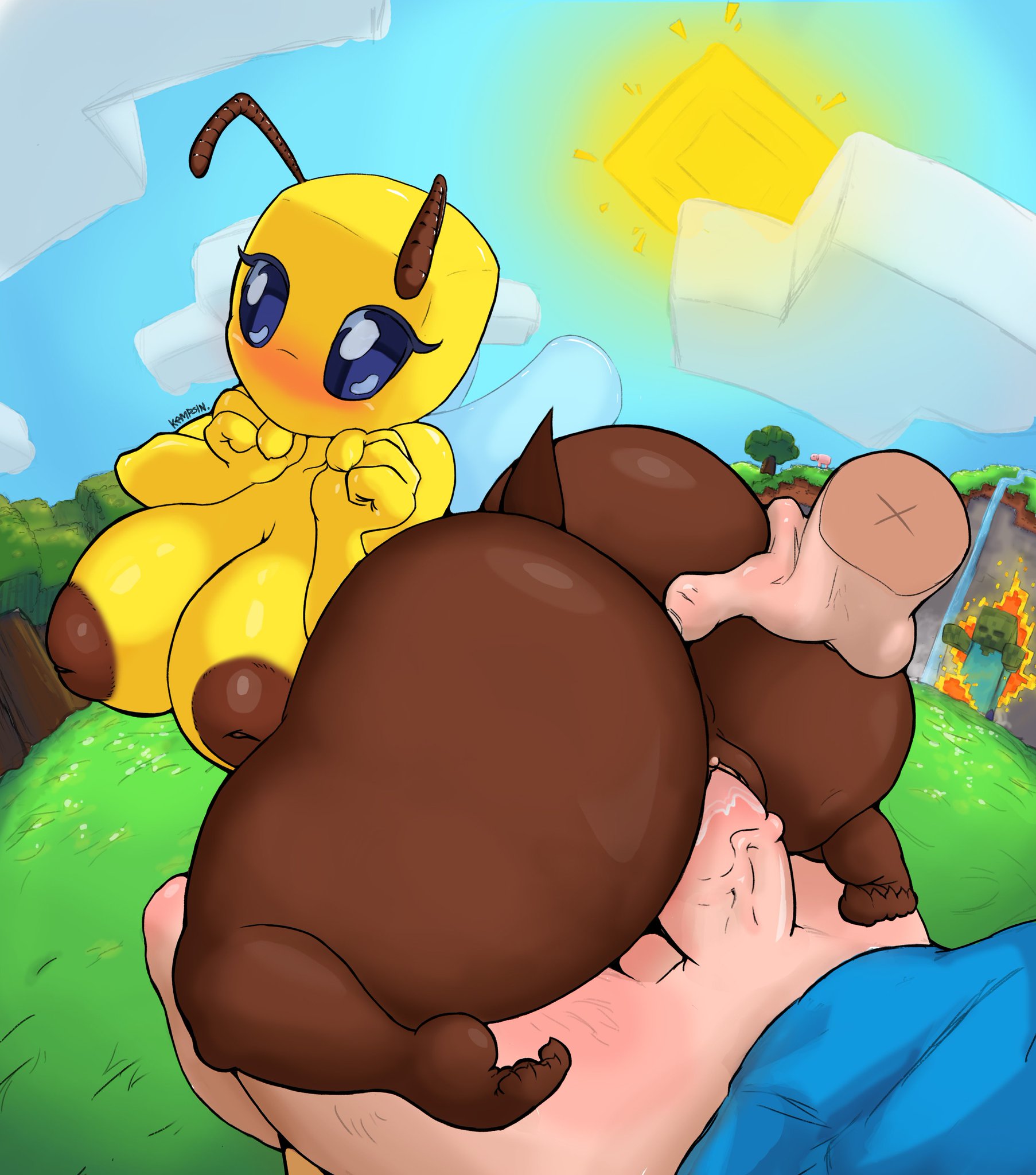 Rule 34 minecraft bee