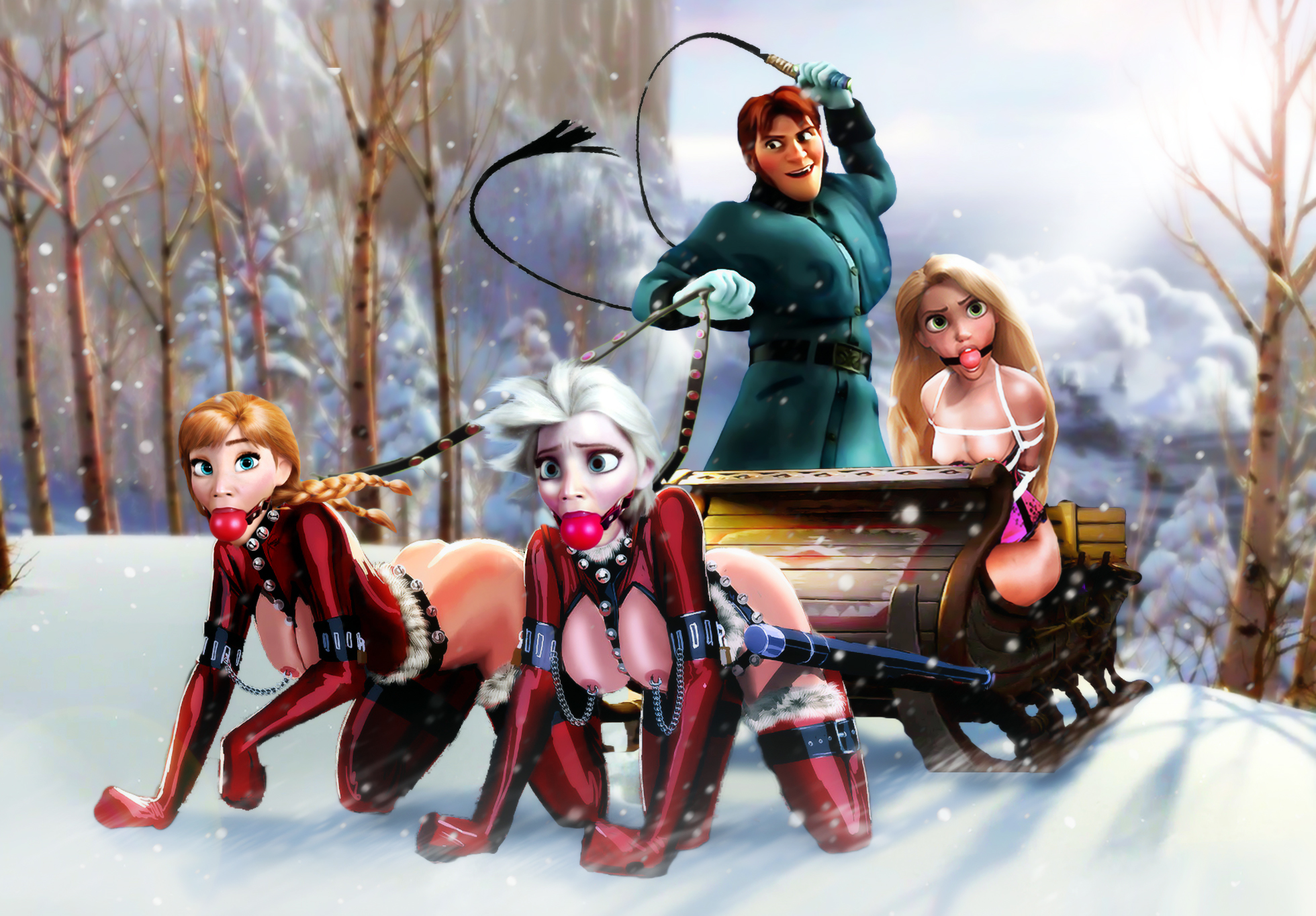 Frozen Tangled Porn Bondage - Post 2006059: Anna crossover Elsa Frozen Prince_Hans Rapunzel Tangled  Undyingtota