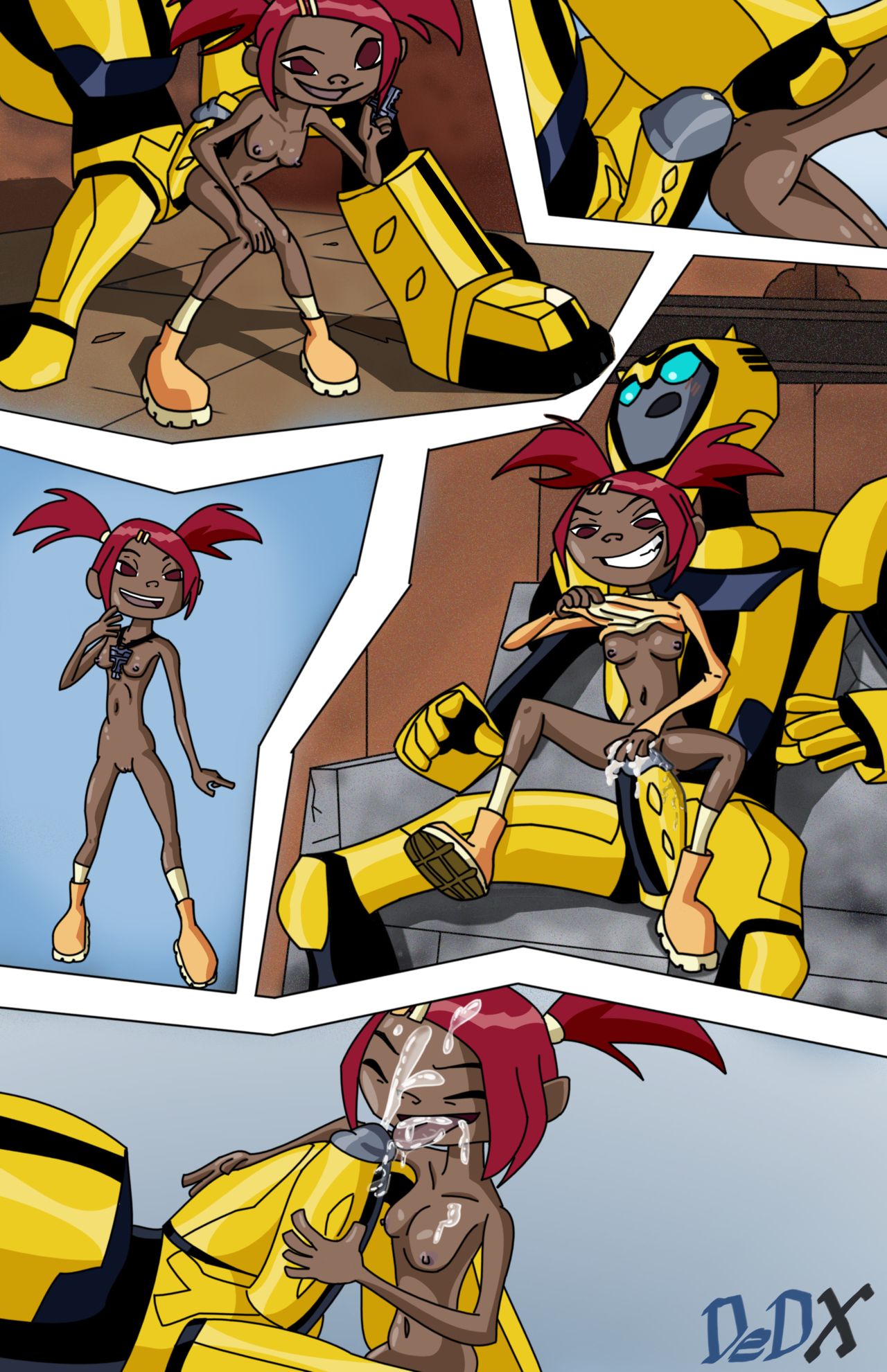 Transformers bumblebee and sari