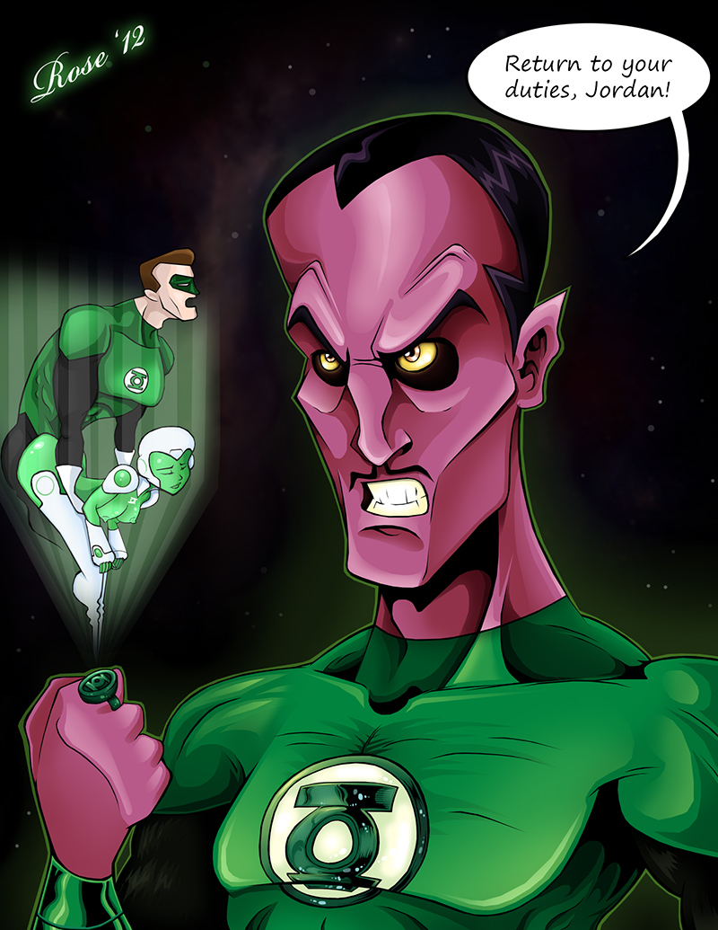 Aya DC DCAU Green_Lantern Green_Lantern:_The_Animated_Series Green_Lantern_(series) Hal_Jordan Rosenrot Sinestro