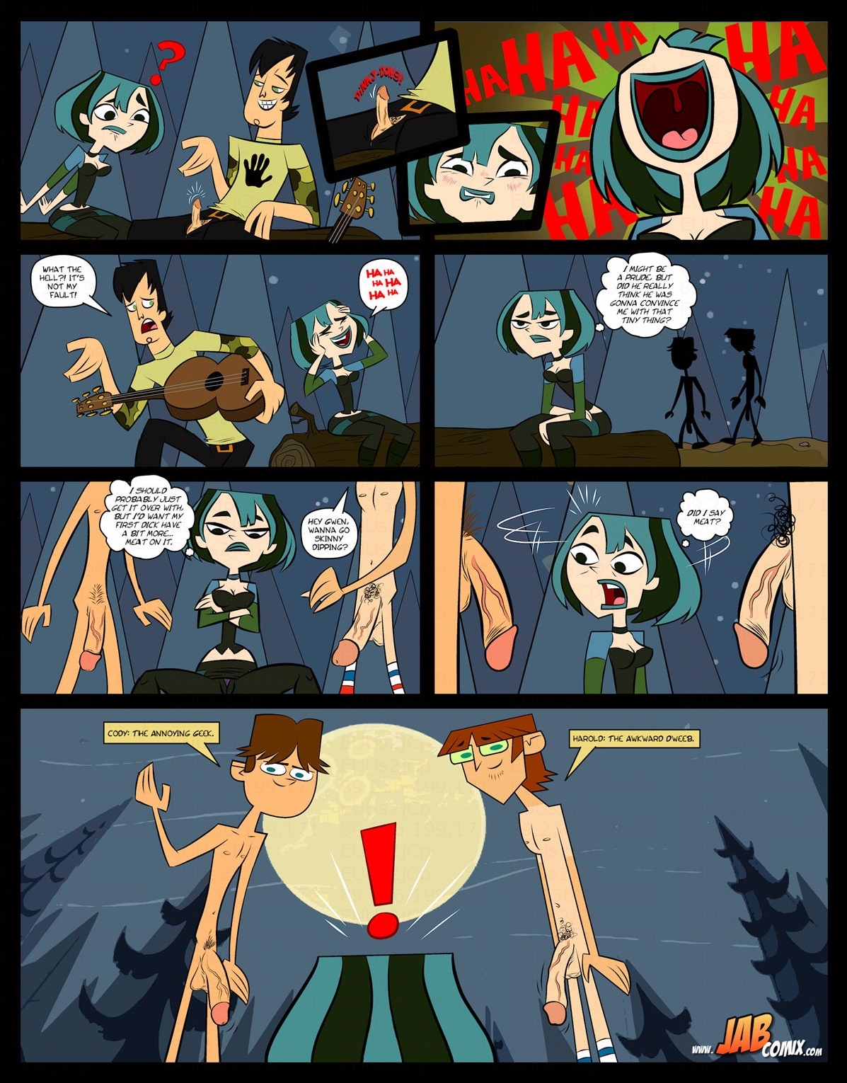 Post 668432: Cody comic Gwen Harold_Norbert_Cheever_Doris_McGrady_V jab  rickfields Total_Drama Trent