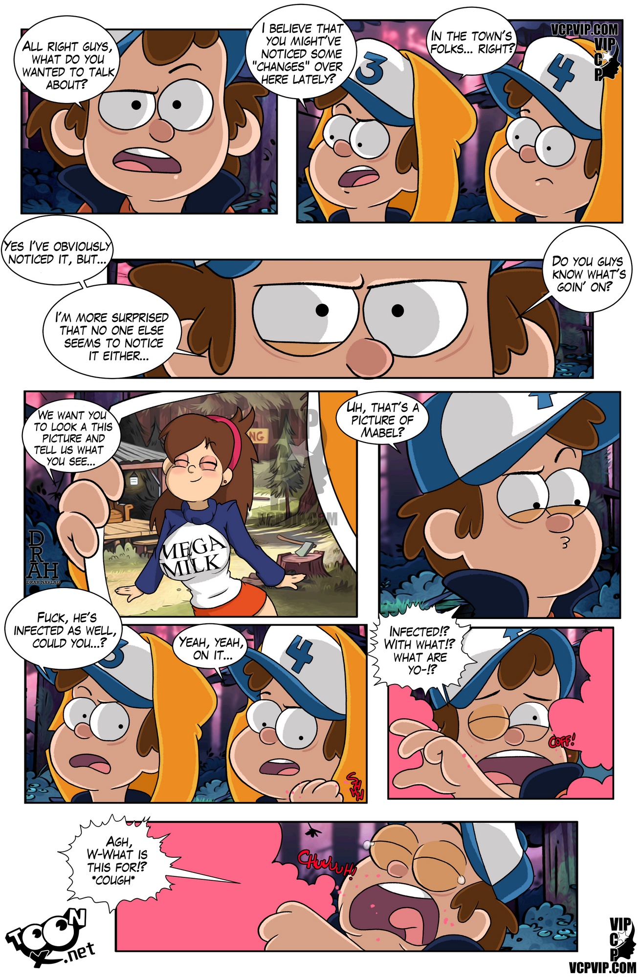 Post 5260131 Comic Dipper Pines Drah Navlag Gravity Falls Mabel Pines Vercomicsporno