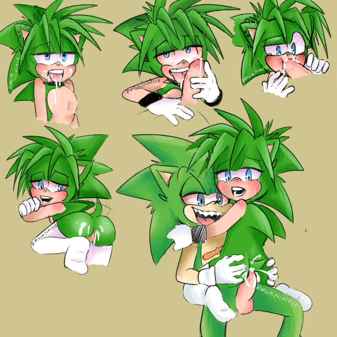 Manic_the_Hedgehog Scourge_the_Hedgehog Sonic_Underground Sonic_the_Hedgehog_(series) mochiprincesznsfw