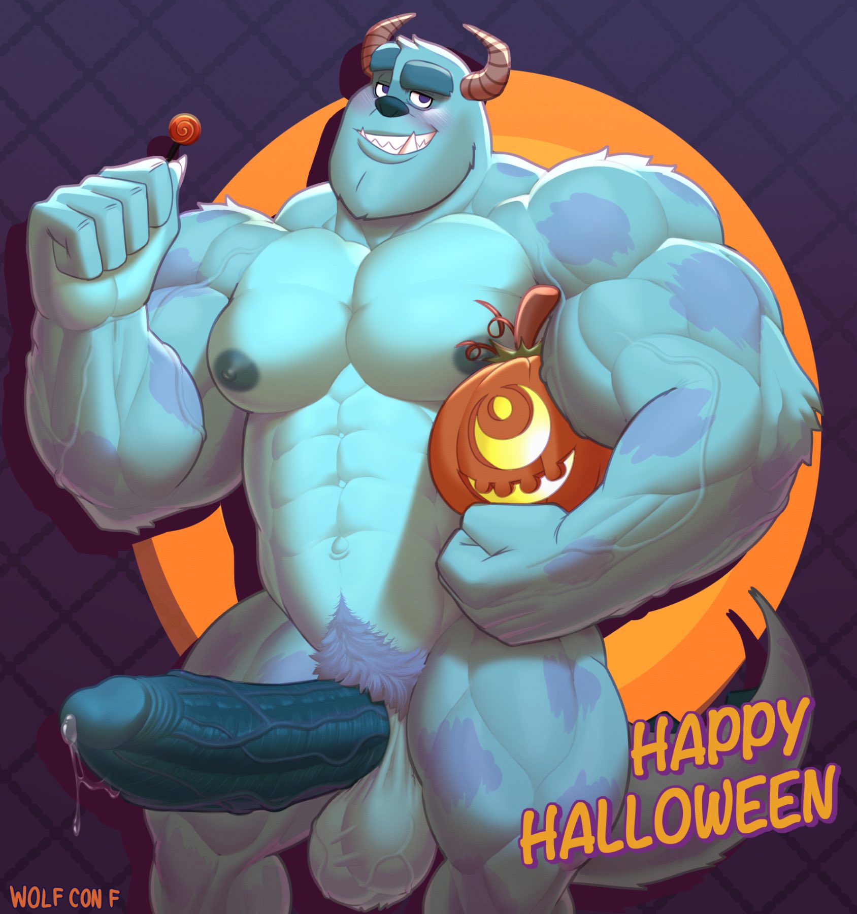 Halloween Monsters_Inc Sulley Wolf_con_F