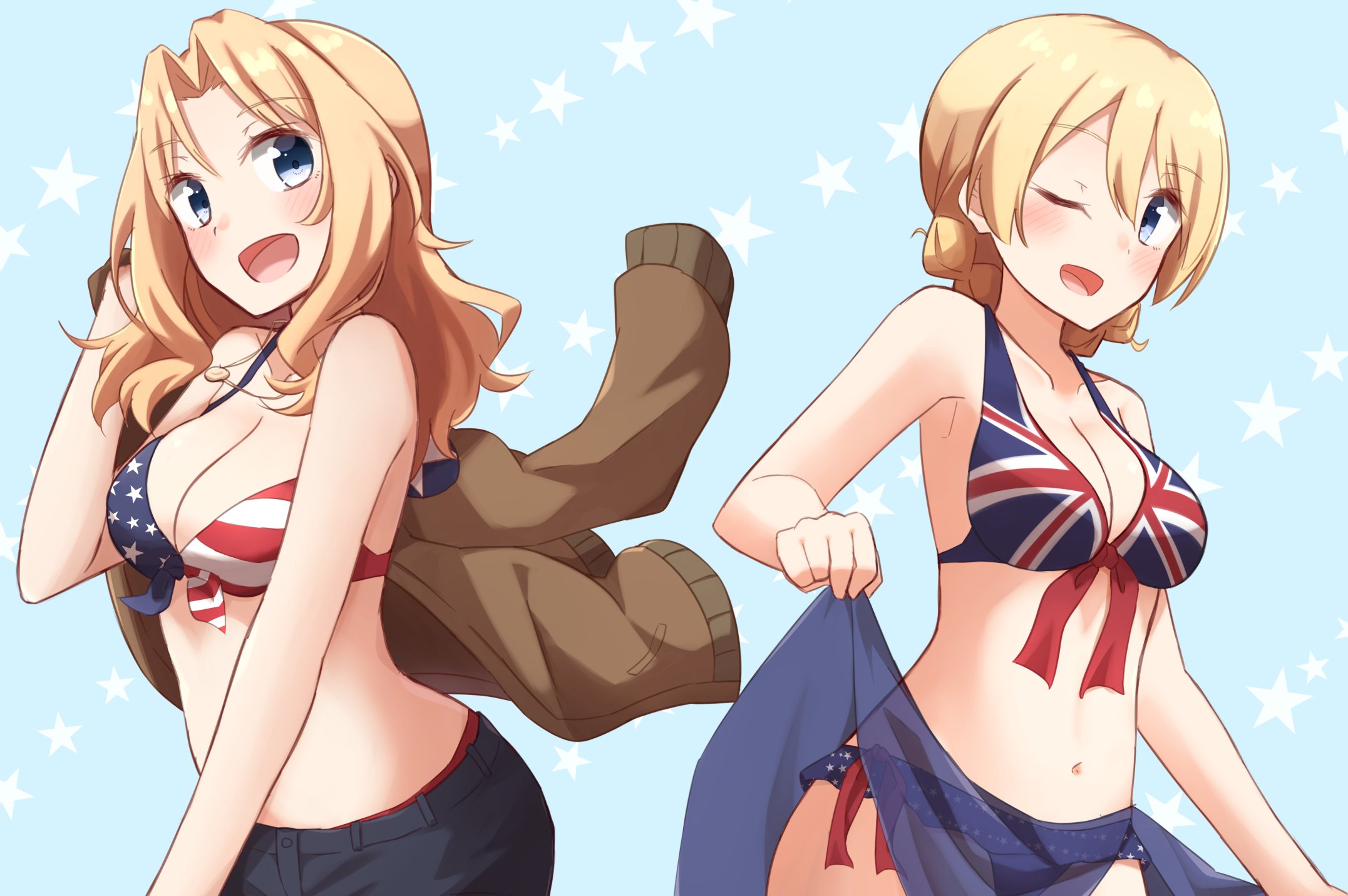 America Darjeeling Girls_und_Panzer Great_Britain Kay USA United_Kingdom