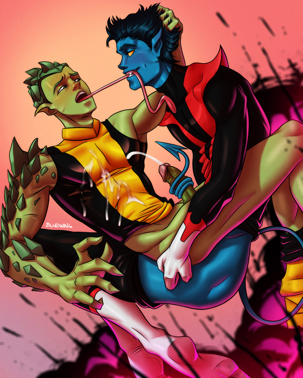 Anole Bludwing Marvel Nightcrawler X-Men