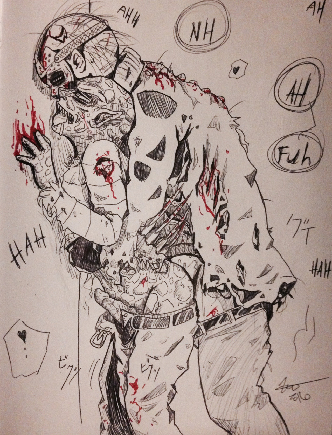 Post 1863296: A_Nightmare_on_Elm_Street crossover Freddy_Krueger  Freddy_vs_Jason Friday_the_13th Irishimo_(artist) Jason_Voorhees