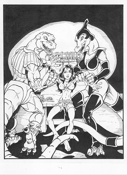 Dinosaucers Frank_Parr Genghis_Rex Katie_Butler Princess_Dei Valley_of_the_Dinosaurs crossover