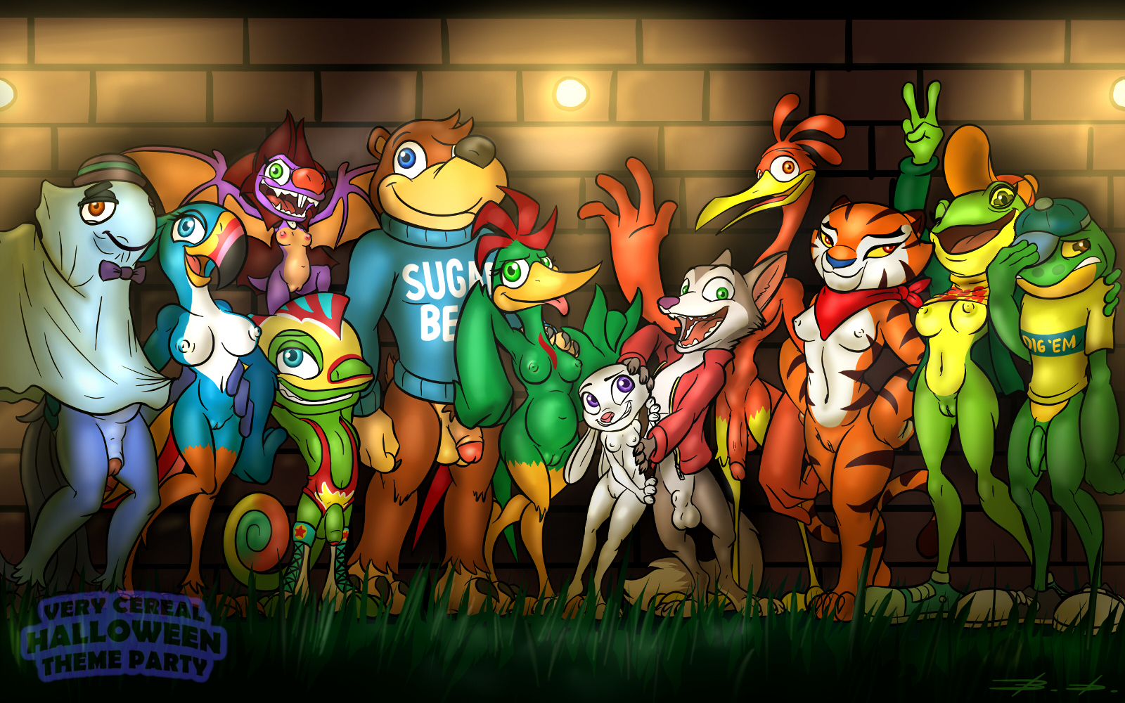 Acala Banjo Banjo-Kazooie BassyBefuddle Blu Jewel Judy_Hopps Kazooie Kung_Fu_Panda Laylee Master_Crane Master_Tigress Nick_Wilde Rio Yooka Zootopia cosplay crossover darel