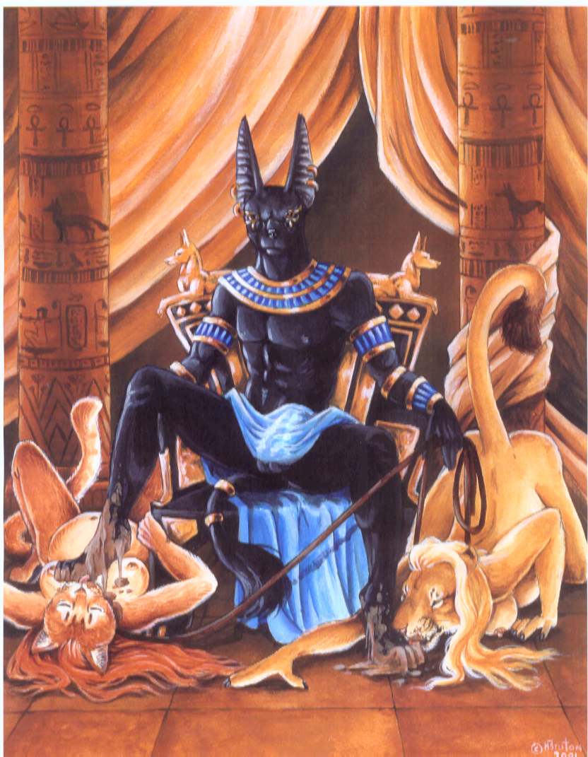 Post 493195: Ancient_Egypt Anubis Bastet Egyptian_mythology mythology  Sekhmet