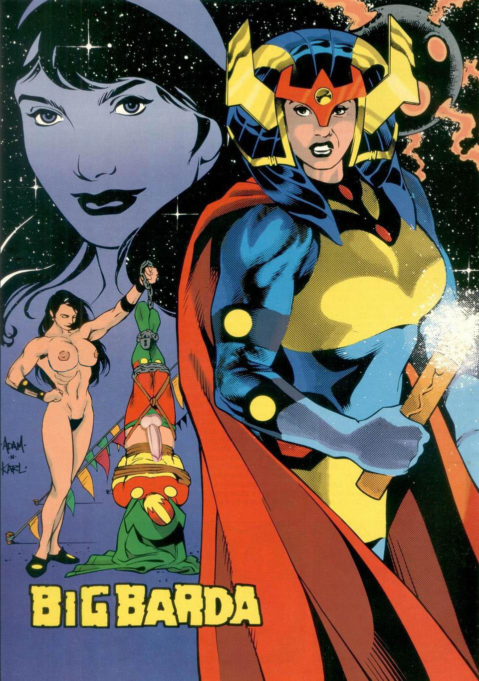 Adam_Hughes Big_Barda DC Mister_Miracle New_Gods edit