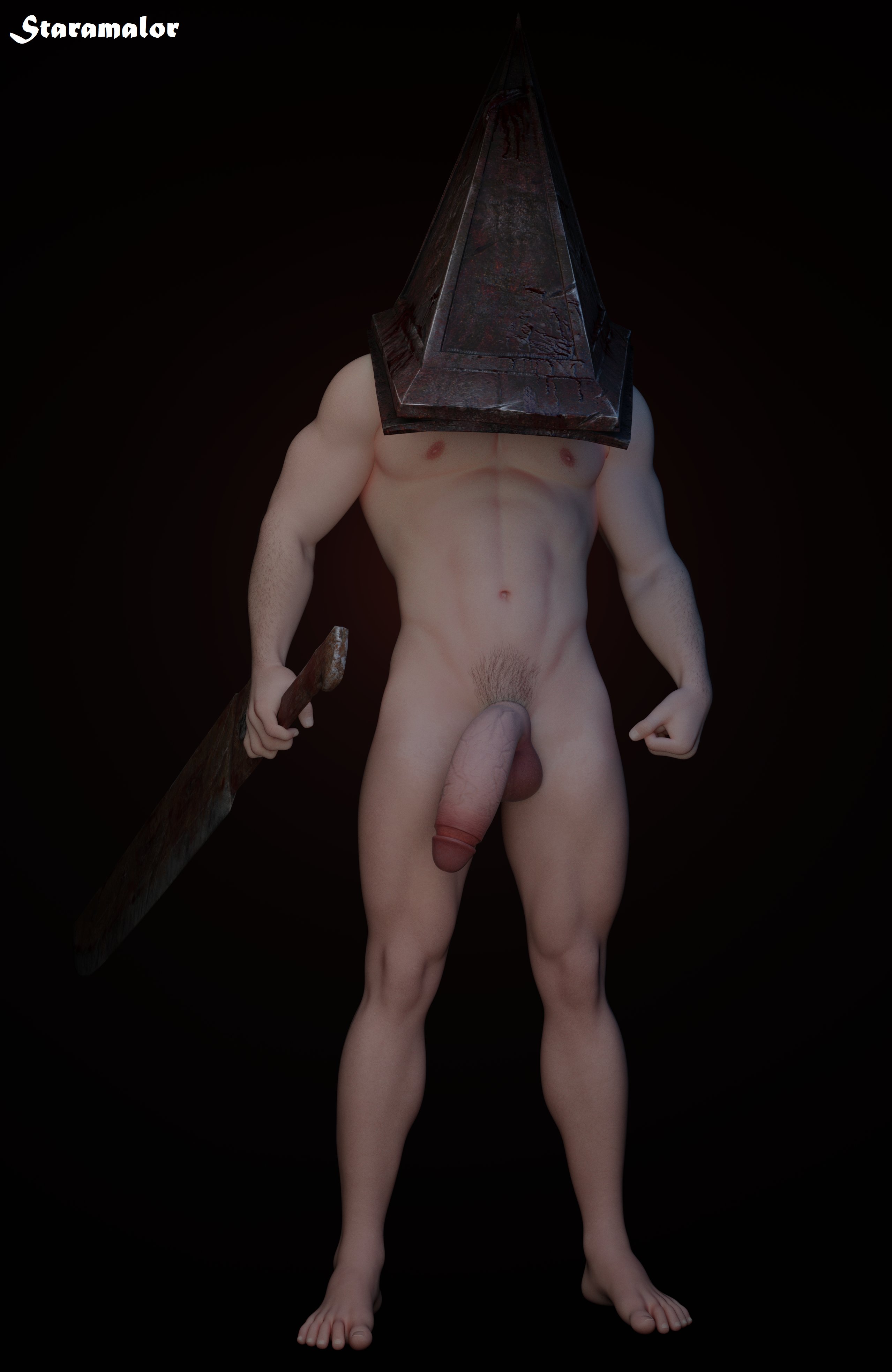 Pyramid_Head Silent_Hill Silent_Hill_2 staramalor