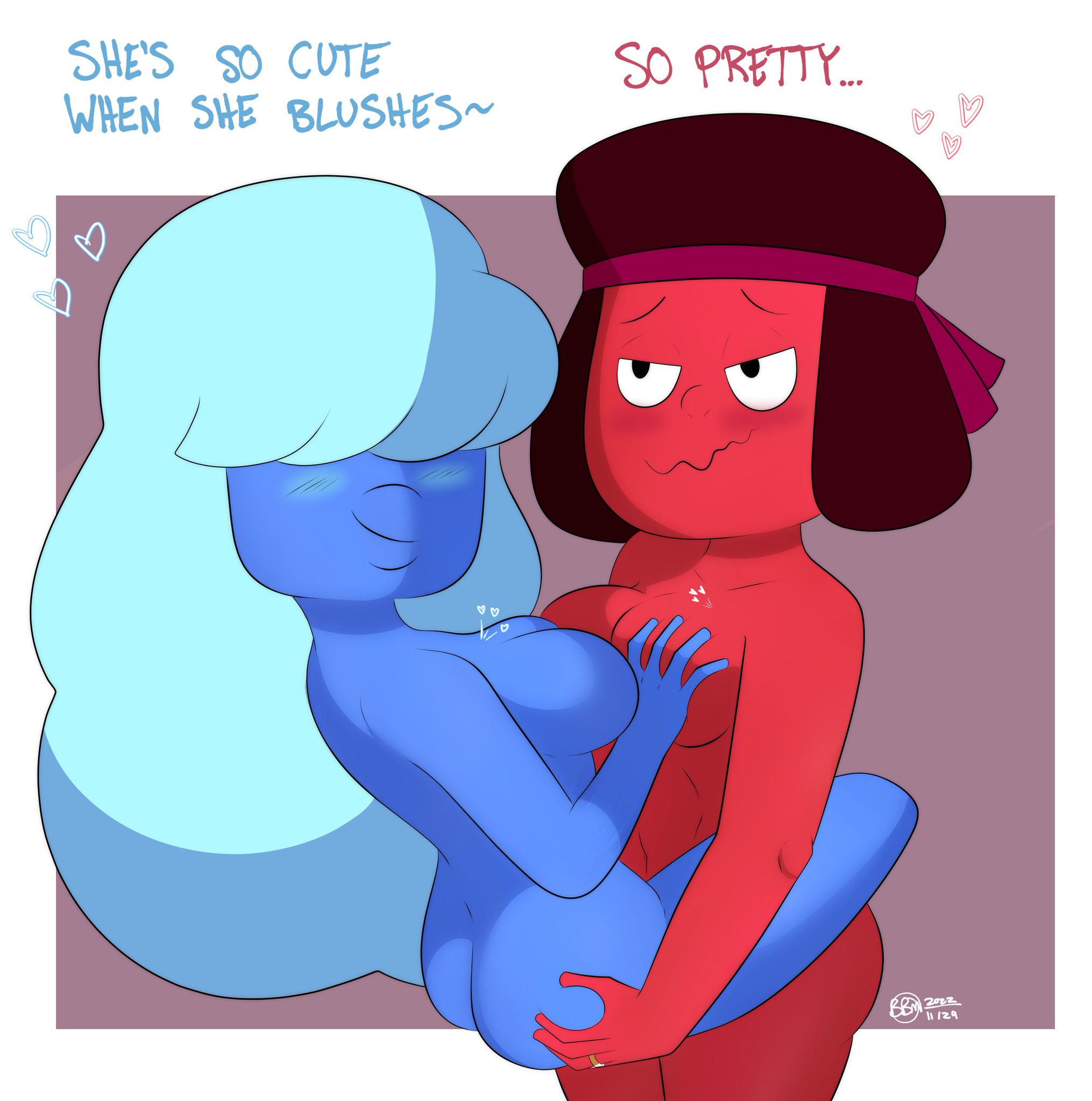 Post 5367917 Bunbunmuffinart Ruby Sapphire Steven Universe