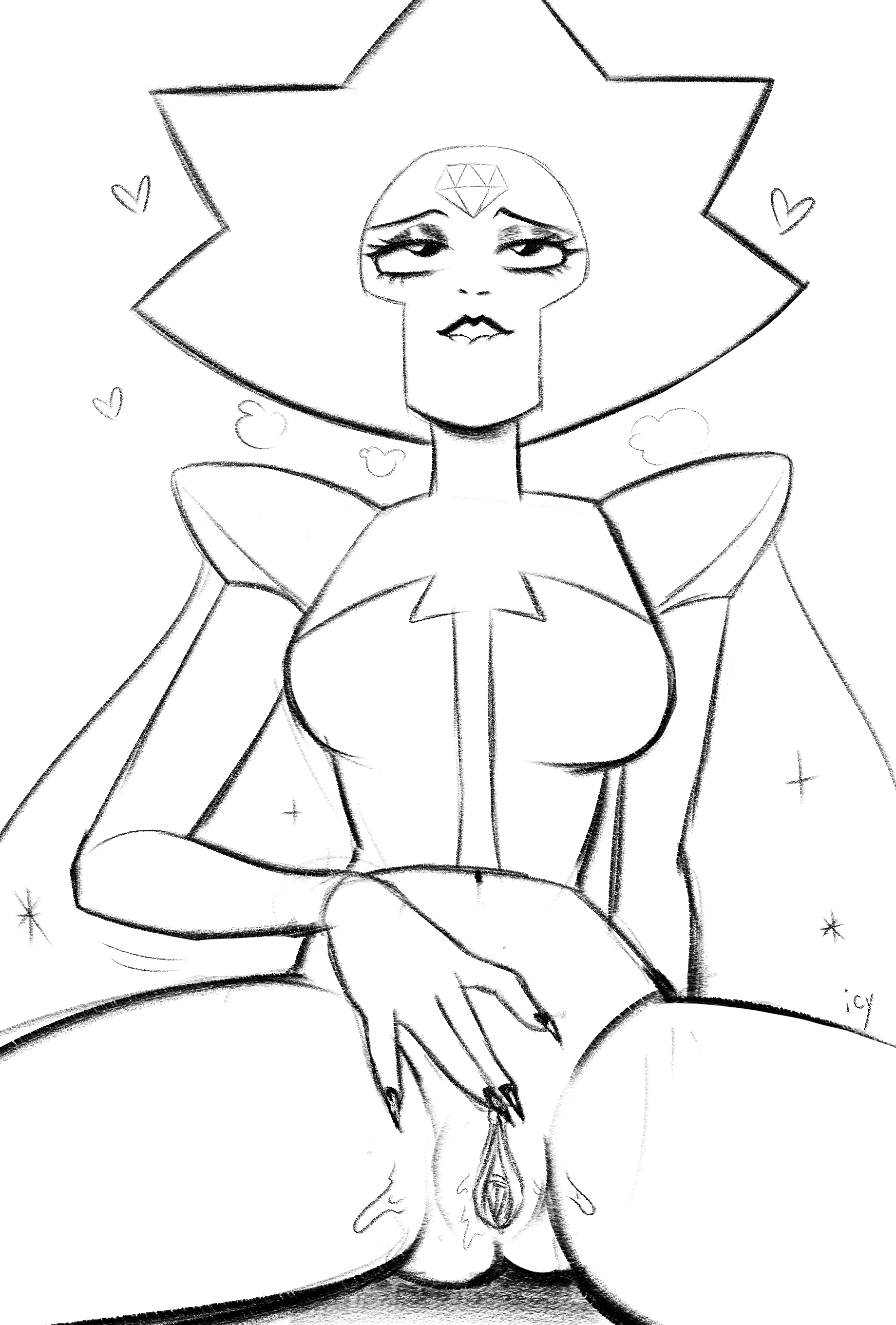 Post 3440250: iseenudepeople Steven_Universe White_Diamond