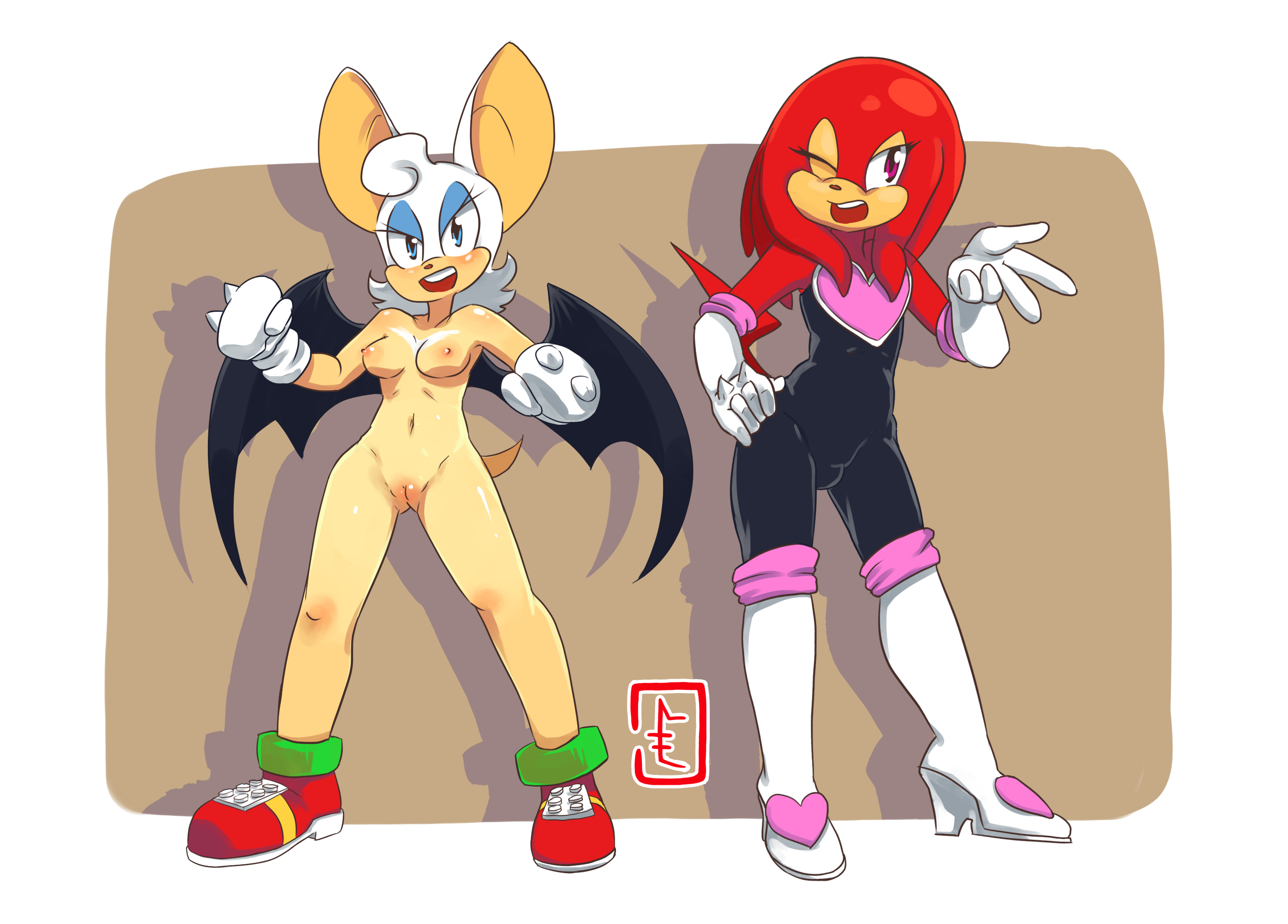 rouge and knuckles - video 1 - massage-couples.ru