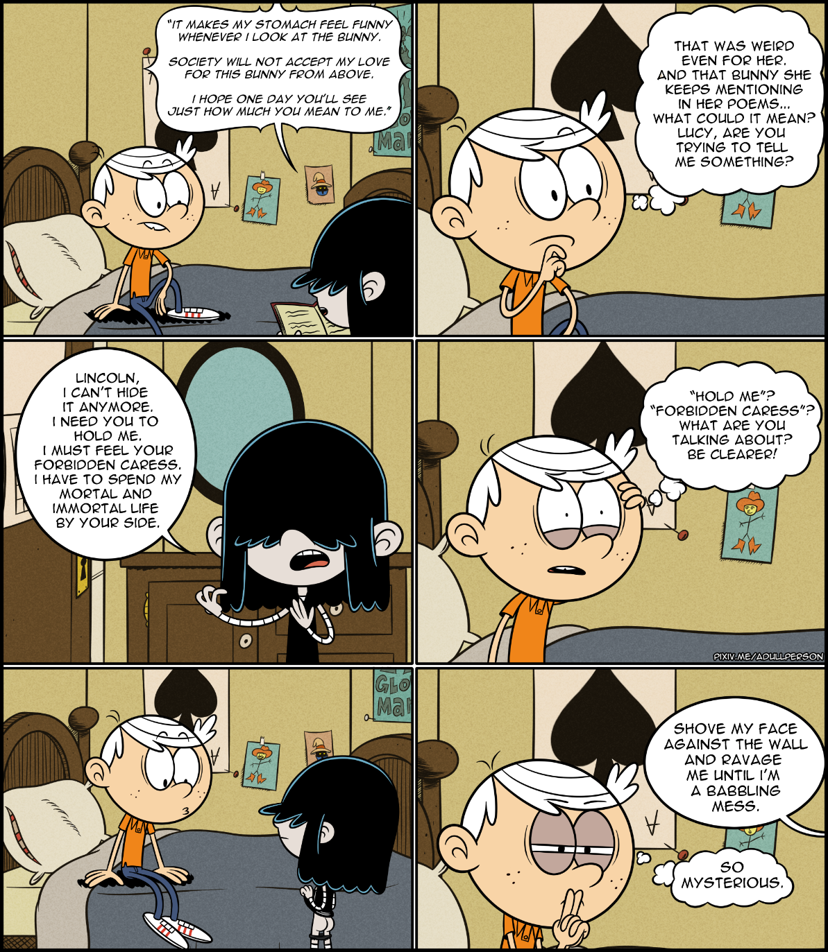 Post 3622691: adullperson comic Lincoln_Loud Lucy_Loud The_Loud_House