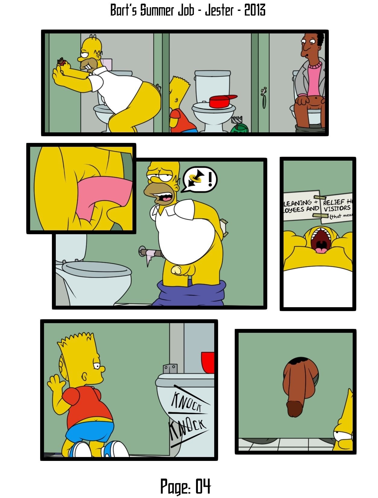 The simpsons gay porn comics