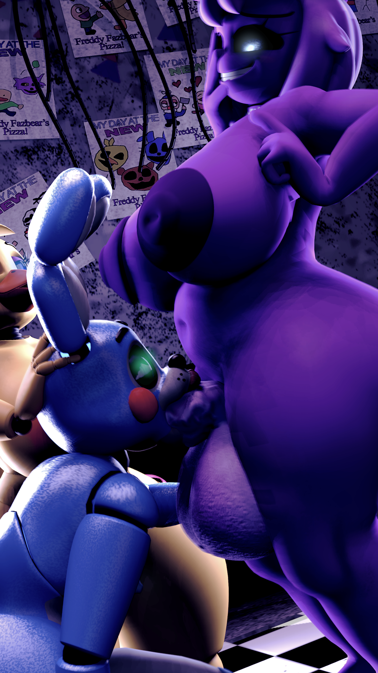 Five_Nights_at_Freddy's Purple_Guy Source_Filmmaker TereziFaps Toy_Bonnie Toy_Chica William_Afton