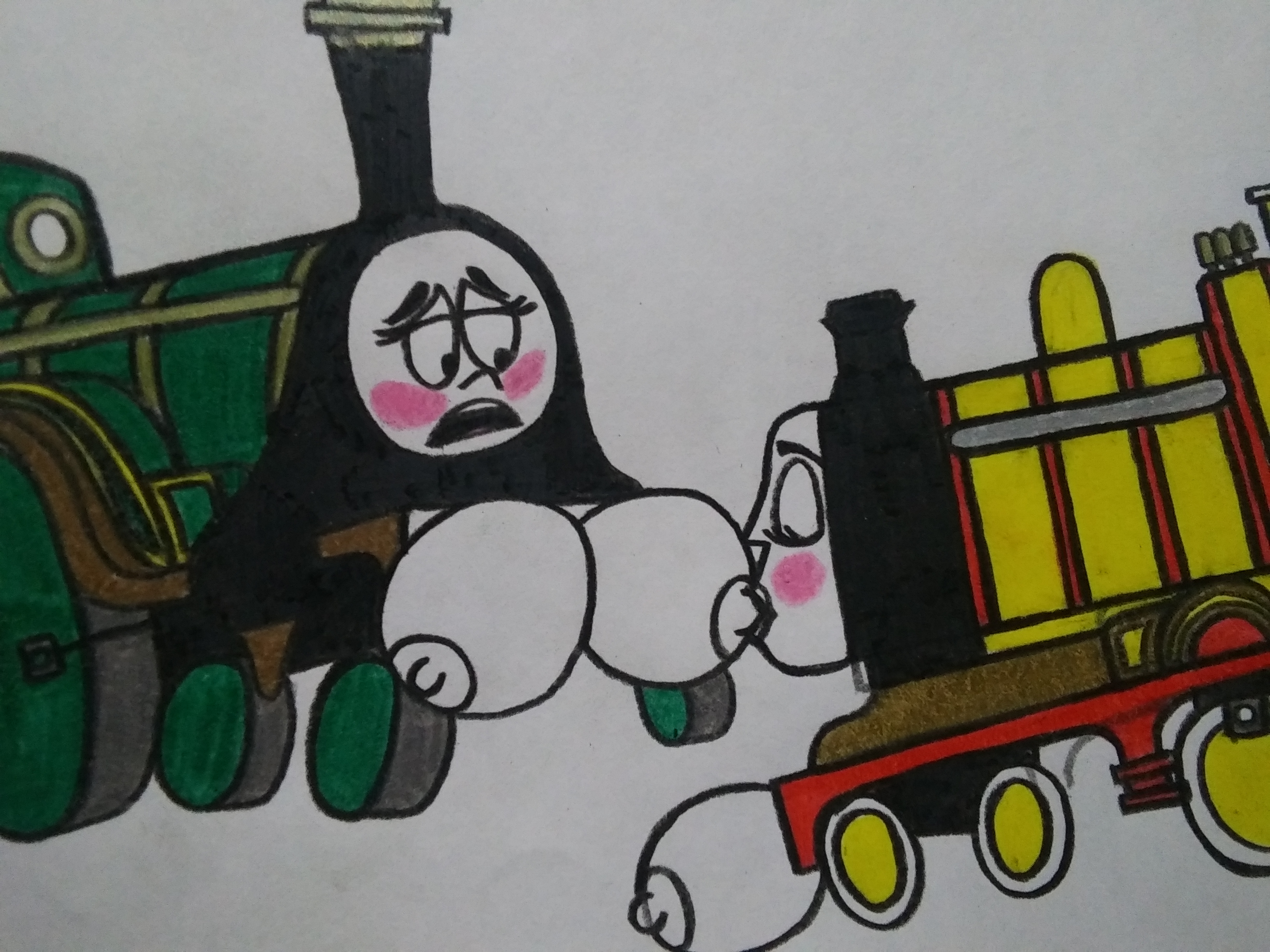 Post 2888417: Cebolla12 Emily_the_Emerald_Engine Molly_the_Yellow_Engine  Thomas_and_Friends