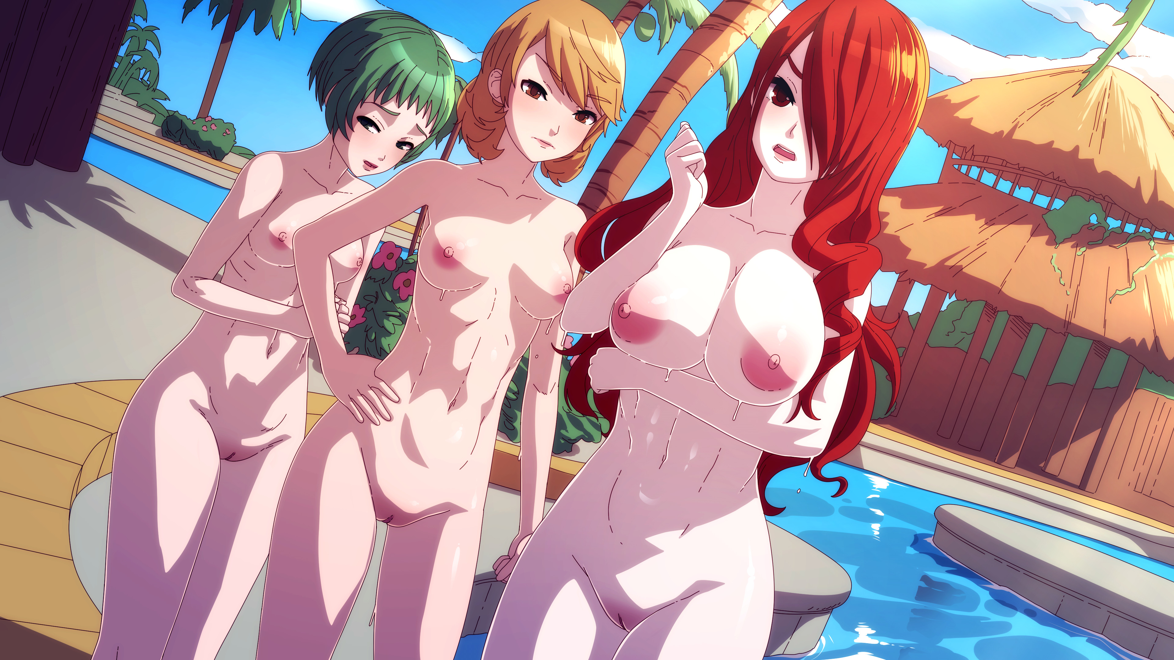 Fuuka_Yamagishi Megami_Tensei Mitsuru_Kirijo Persona_3 Persona_4 Persona_4_Arena Yukari_Takeba blsh