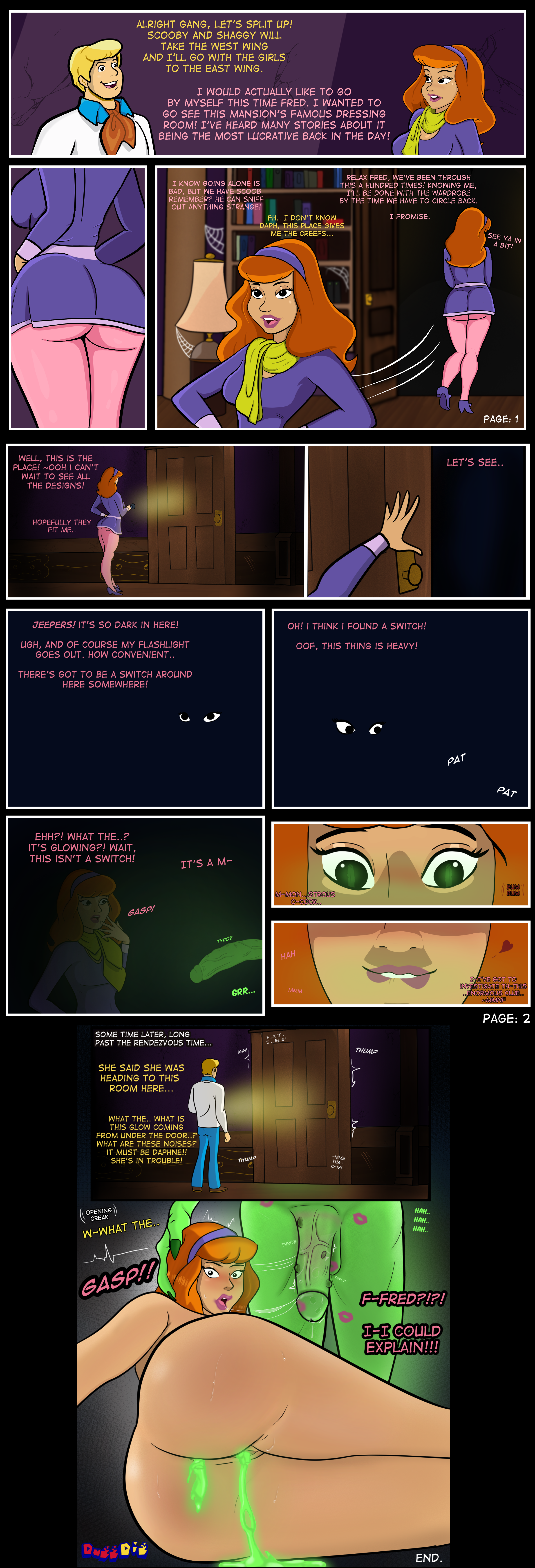 Daphne_Blake Fred_Jones Scooby-Doo_(series) comic