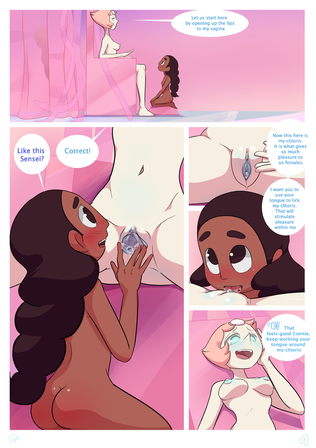 Post 5677690 Comic Connie Maheswaran Nyoronyan Pearl Steven Universe