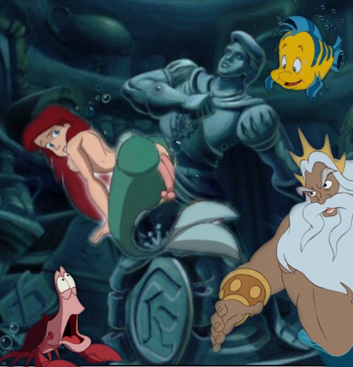 Ariel Flounder King_Triton Sebastian The_Little_Mermaid