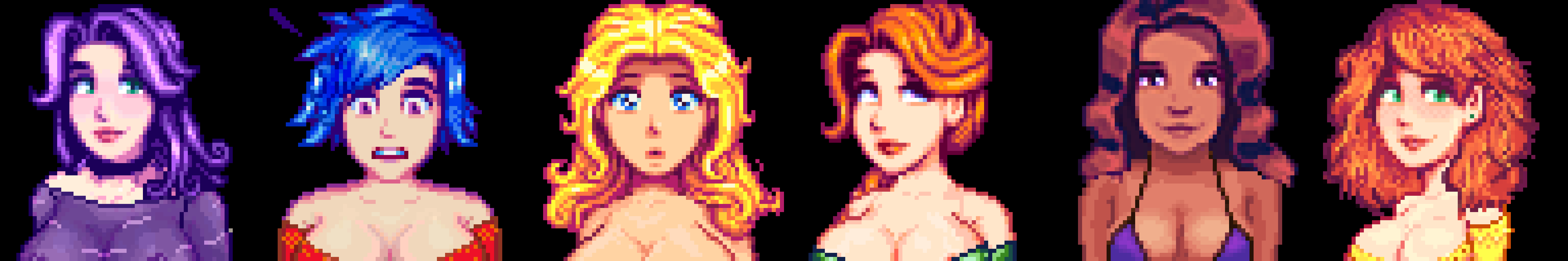 Post 2751851: Abigail Emily Haley Leah Maru Penny Stardew_Valley