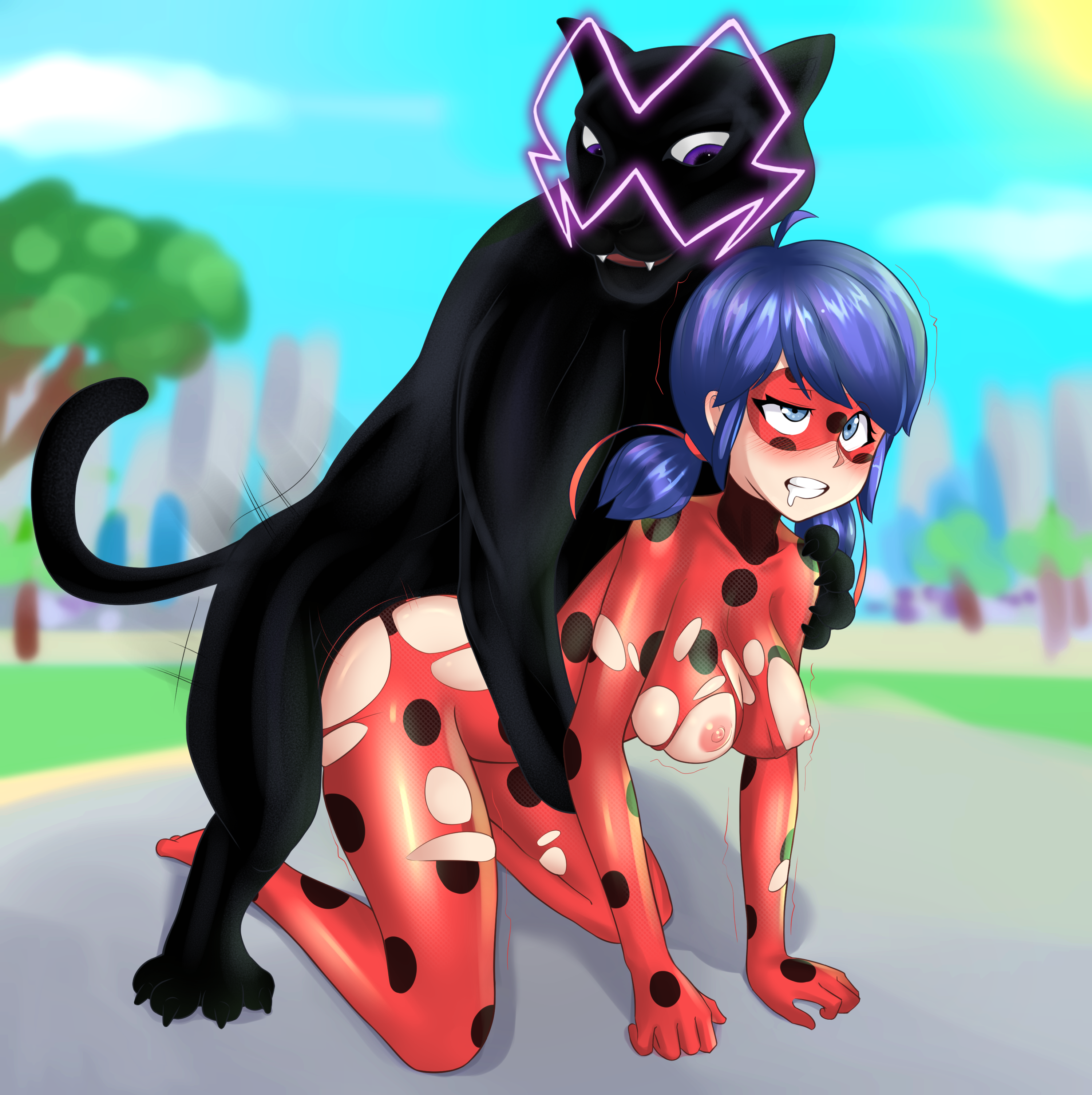 Post 4269036: Marinette_Dupain-Cheng Miraculous_Ladybug Otis_Cesaire redbug