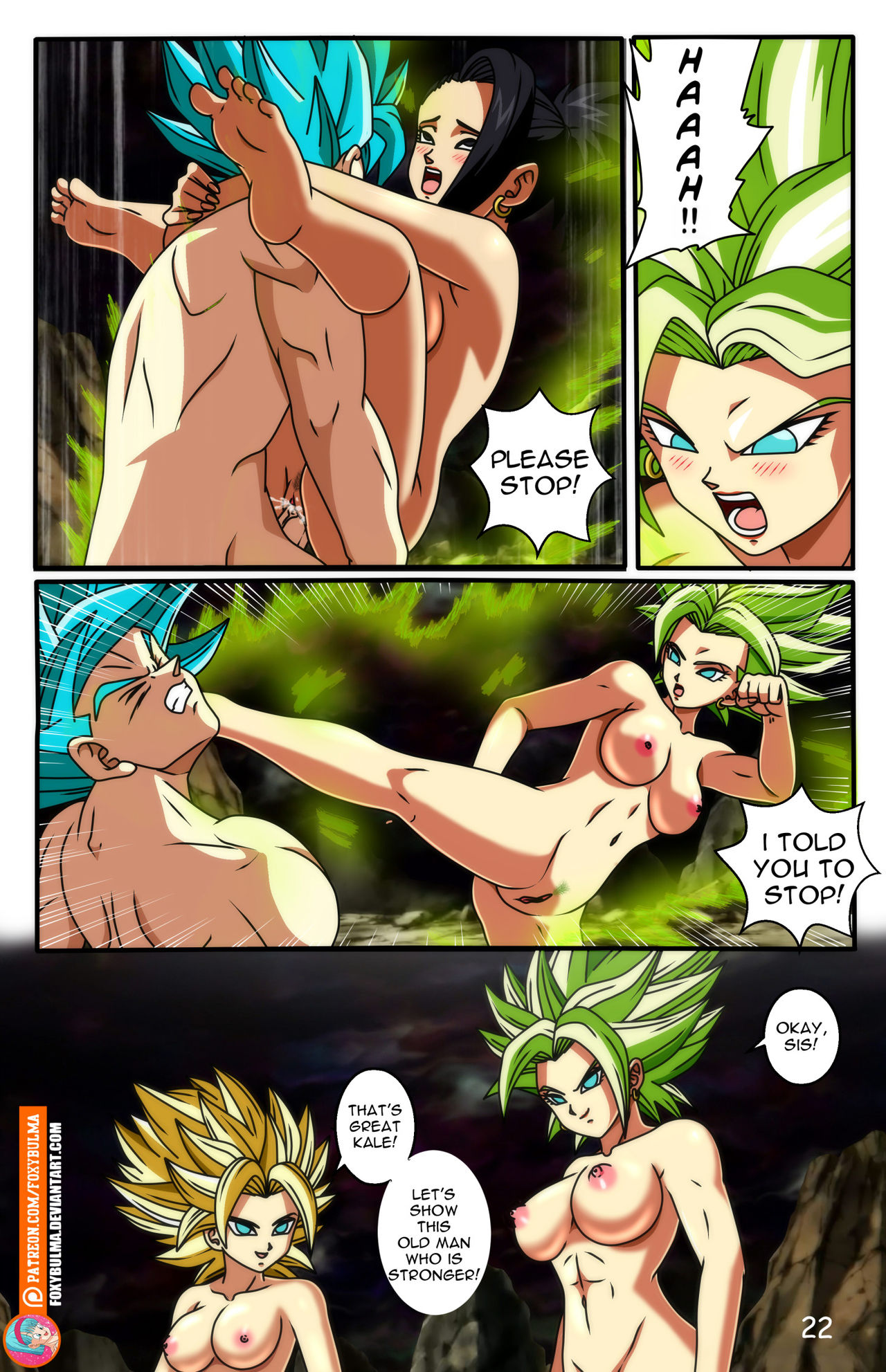 Post 3290834 Caulifla Dragonballseries Foxybulma Kale Saiyanlove Songoku 0202