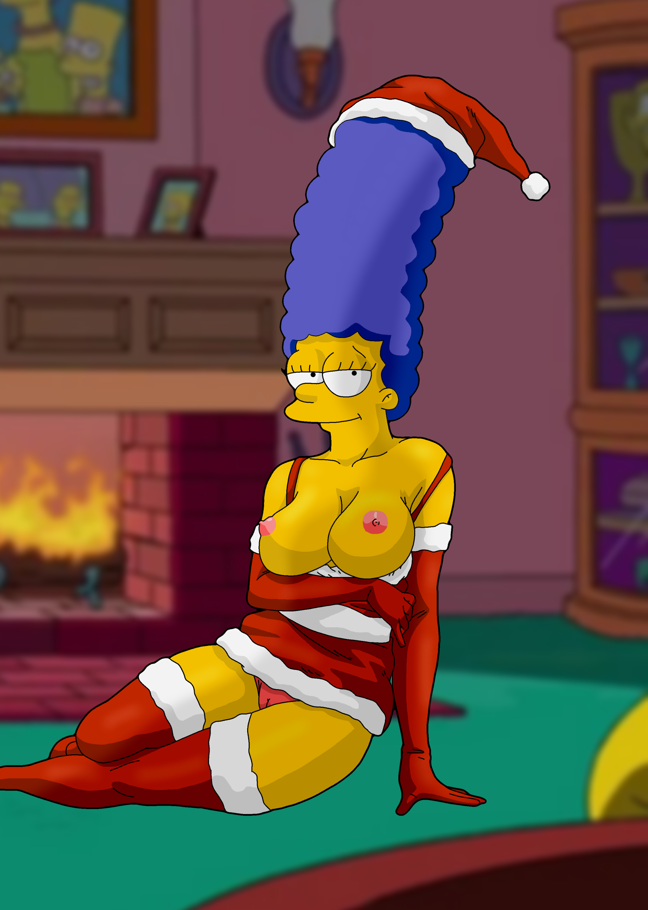 Marge simpson nipples tits stockings panties your cartoon porn